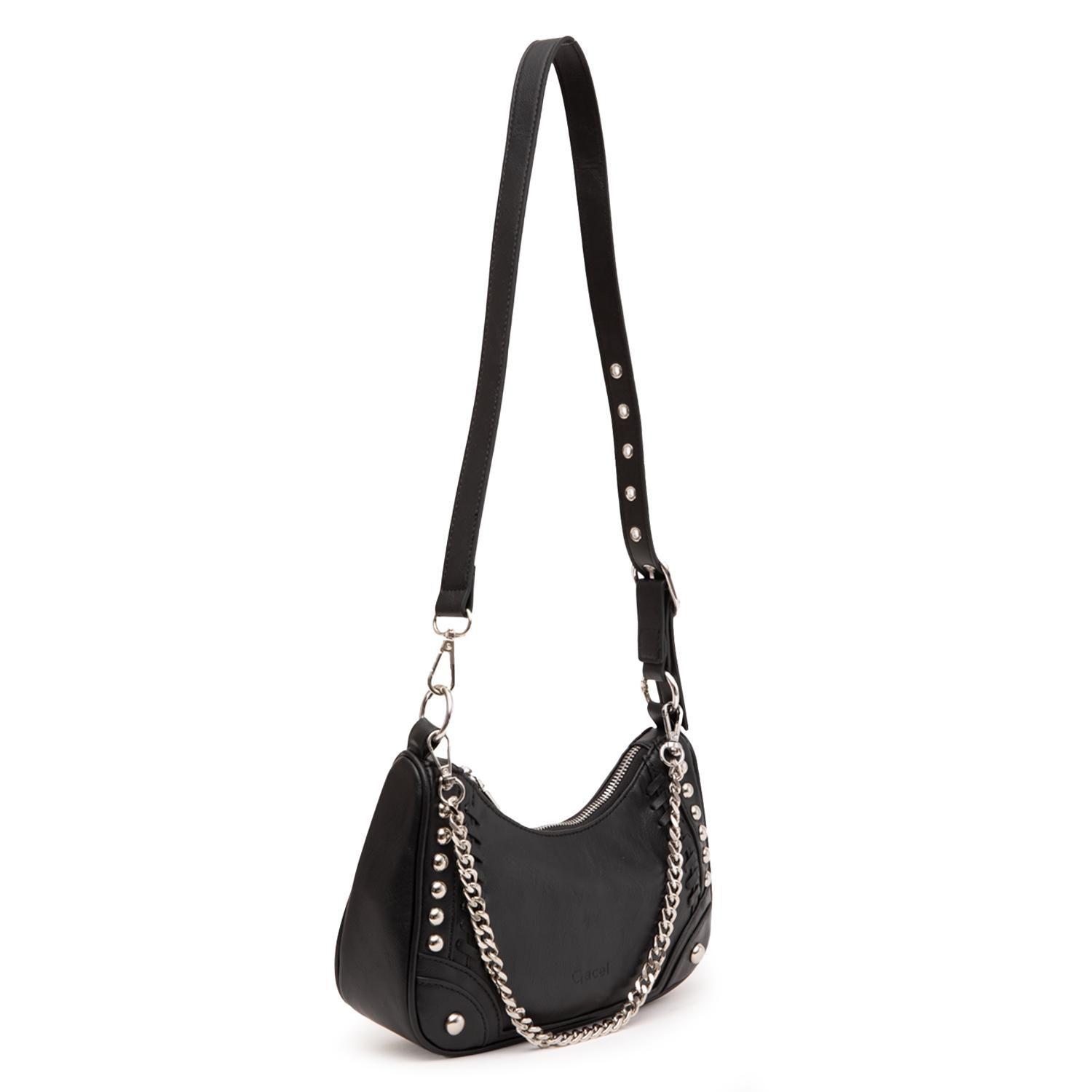 Cartera  Bandolera Pequeña  Gacel  Negro  Car3476-2