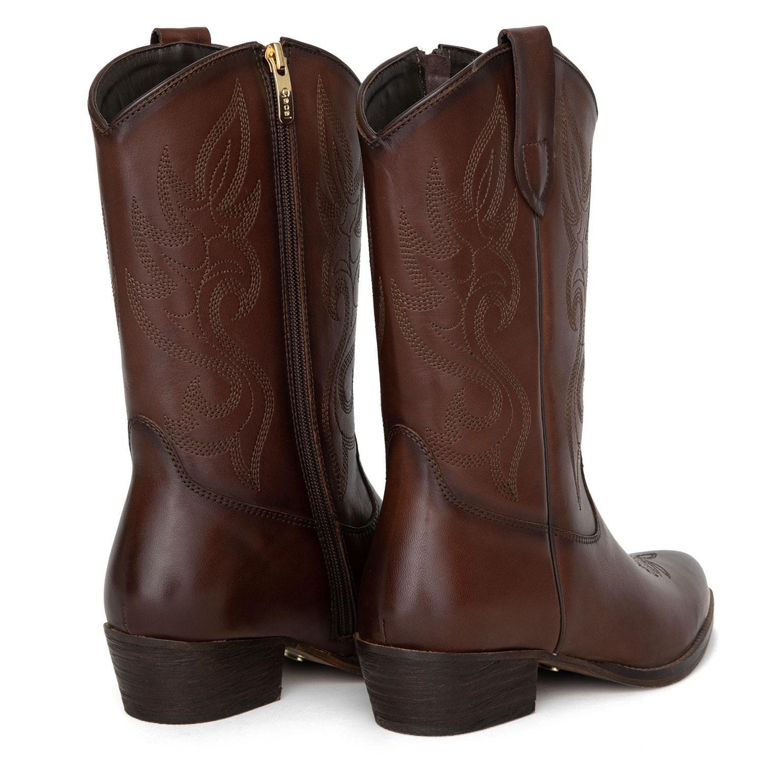Bota  Ashley  Gacel  Marron  0661078-4