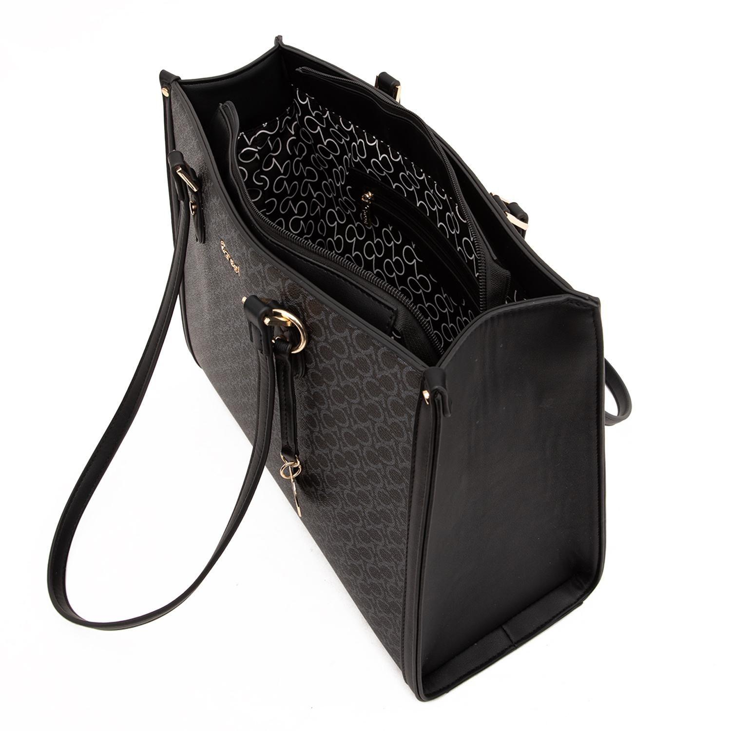 Cartera  Shopping Promocional  Gacel  Negro  Car3426-5