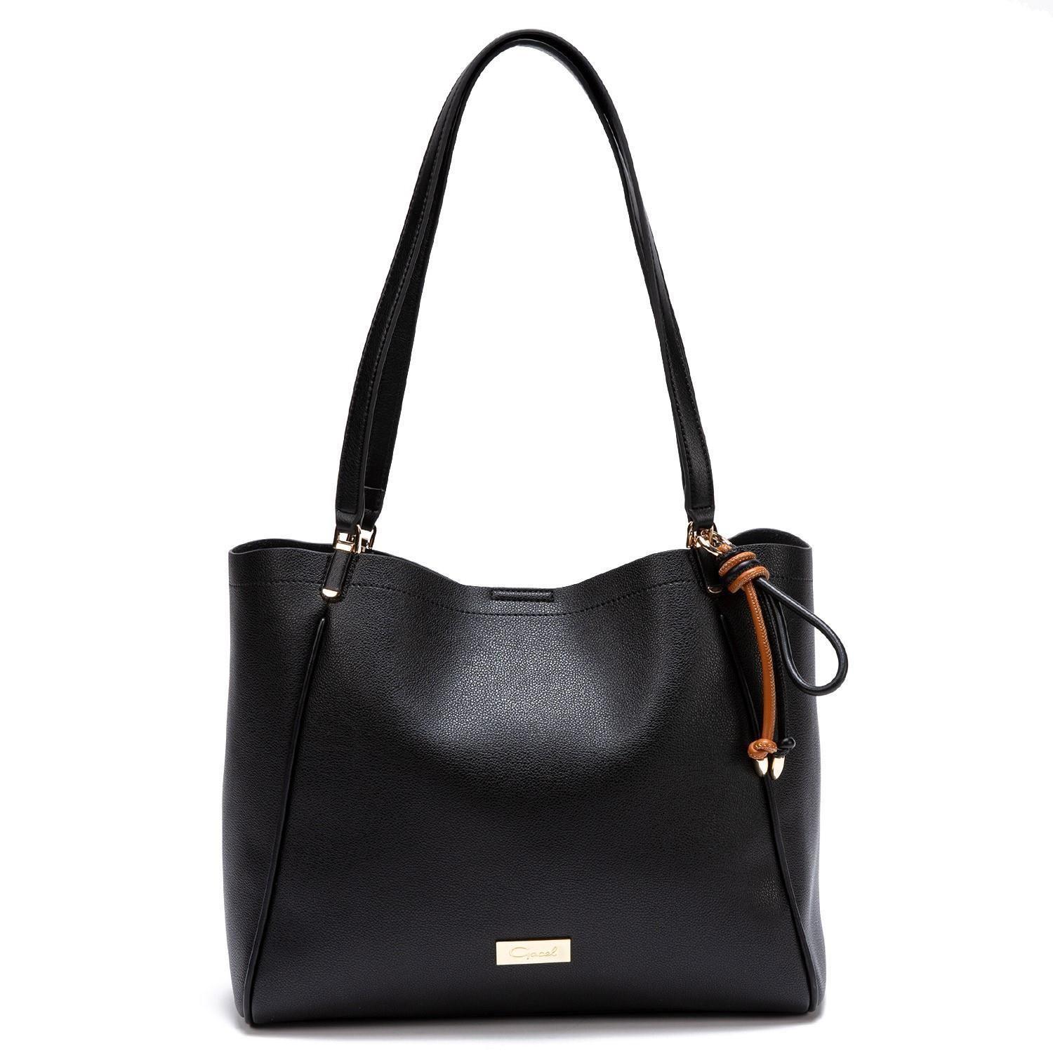 Cartera  Shopping  Gacel  Negro  Car2939-0