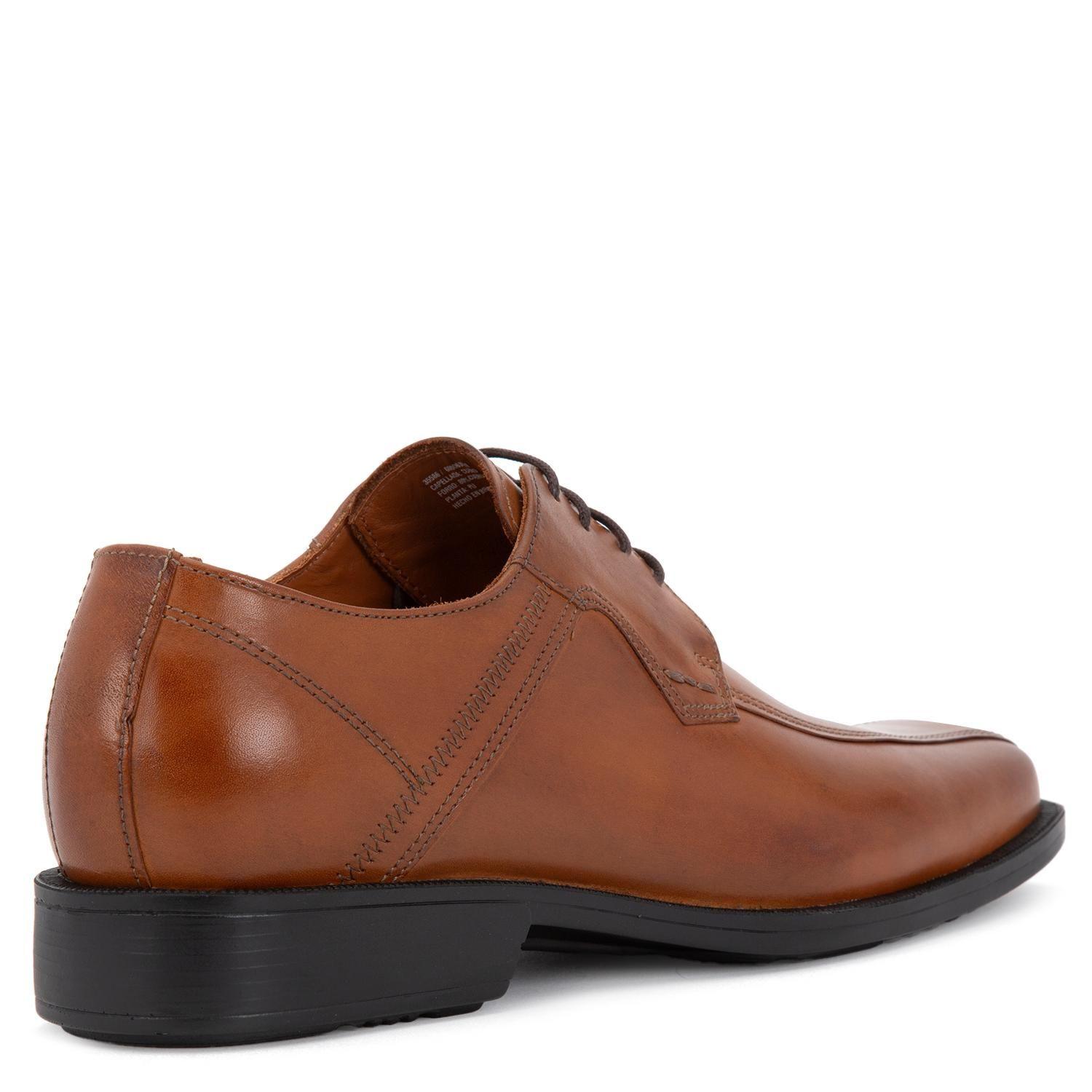 Zapato de cuero hombre Guante dark camel Cleveland-3