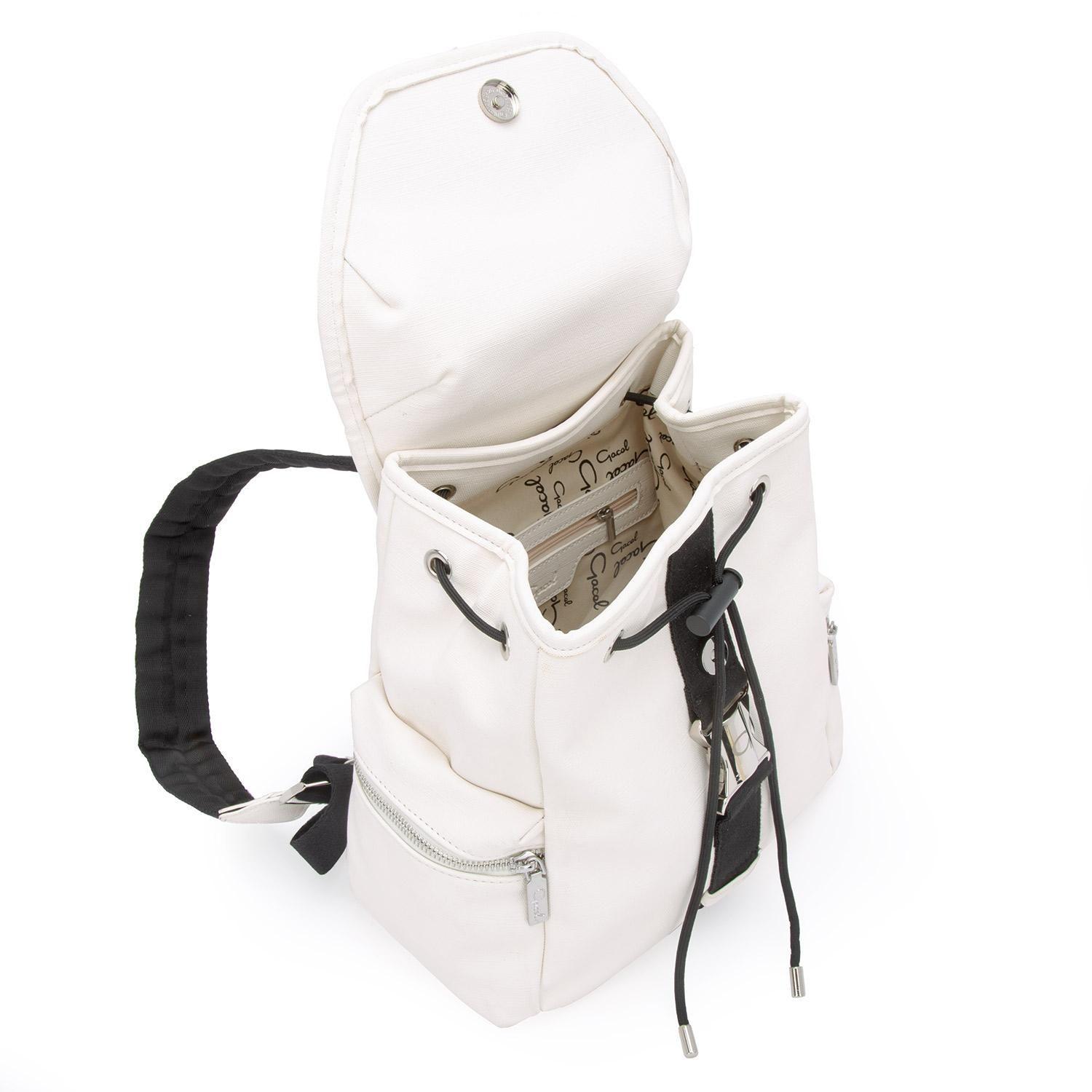 Mochila  Pequeña  Gacel  Blanco  Car3100-4