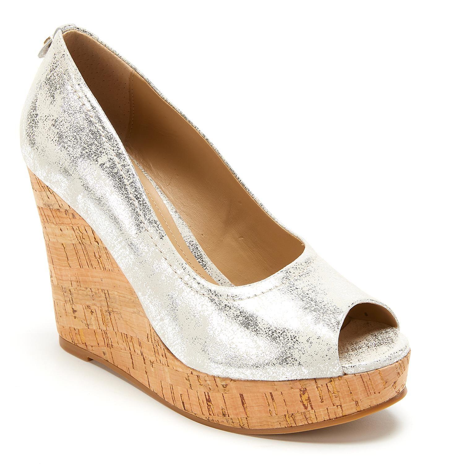 Zapato de cuero mujer Gacel plateado Pippa-2