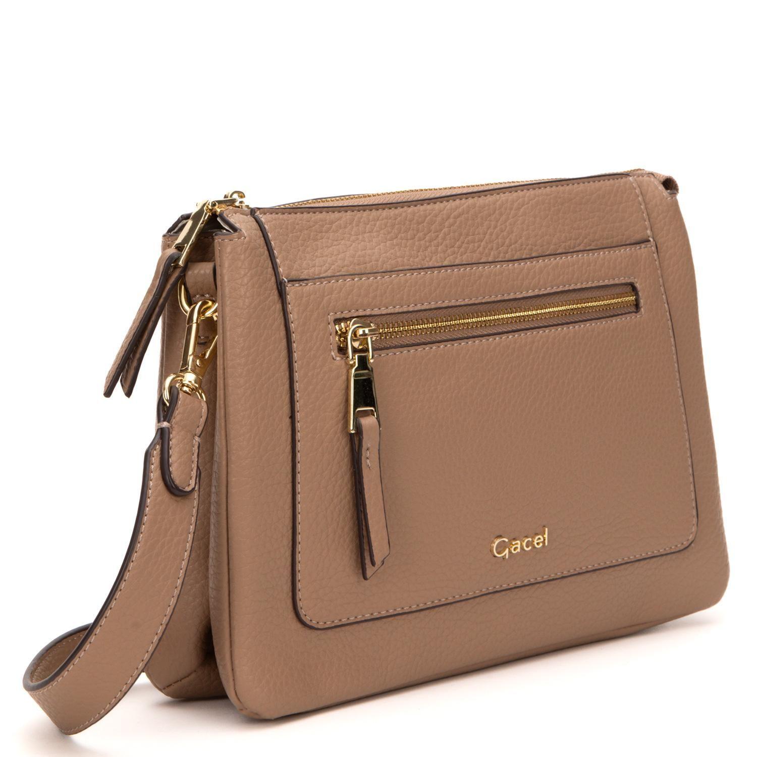 Cartera  Bandolera Grande  Gacel  Taupe  Car3452-2