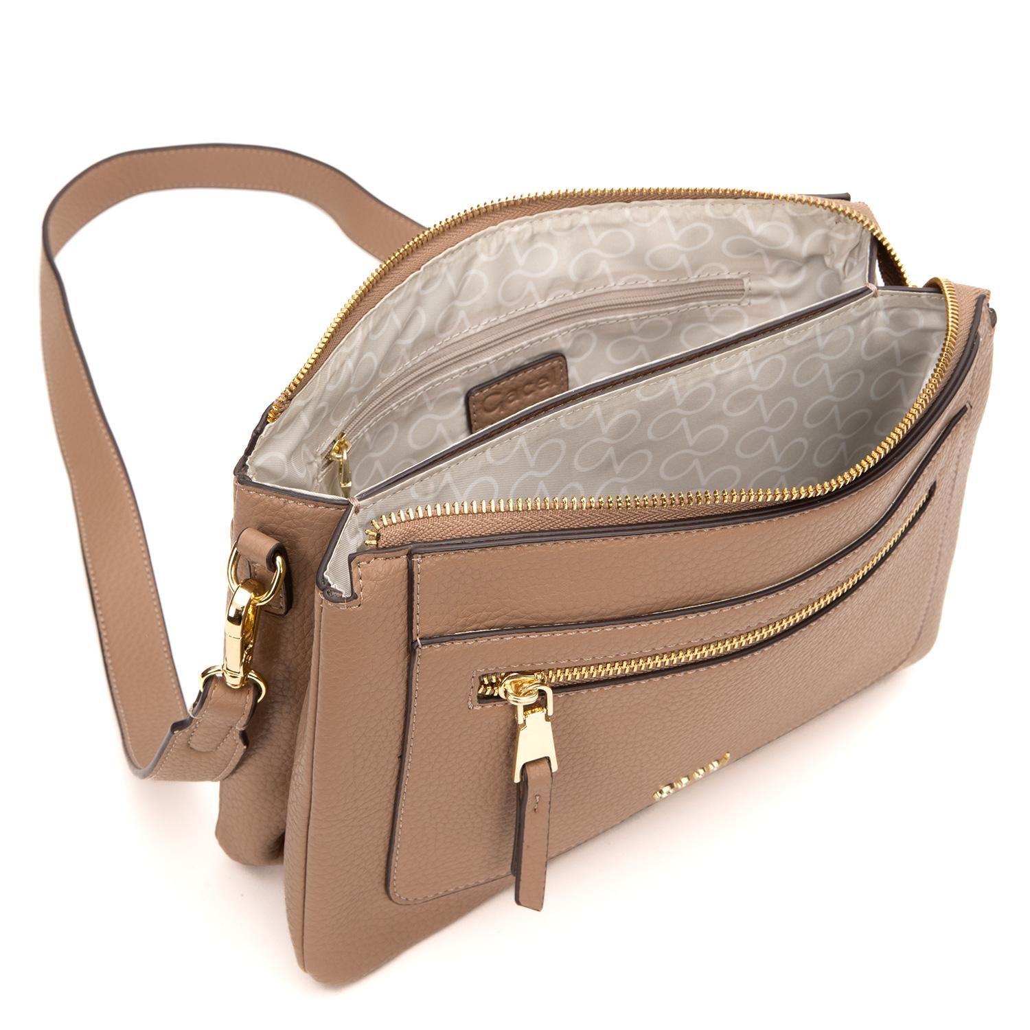 Cartera  Bandolera Grande  Gacel  Taupe  Car3452-5