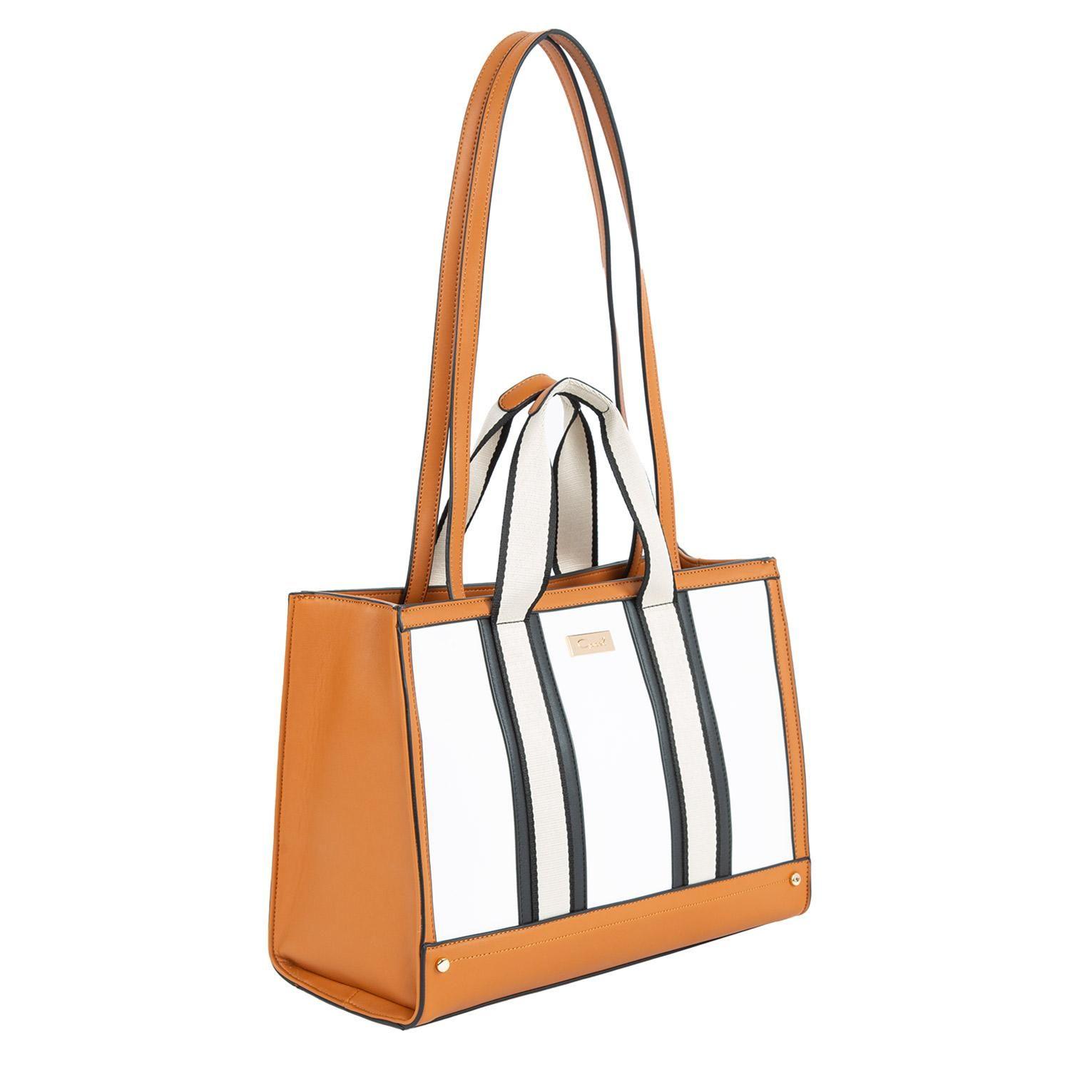 Cartera  Shopping  Gacel  Tostado  Car3076-2