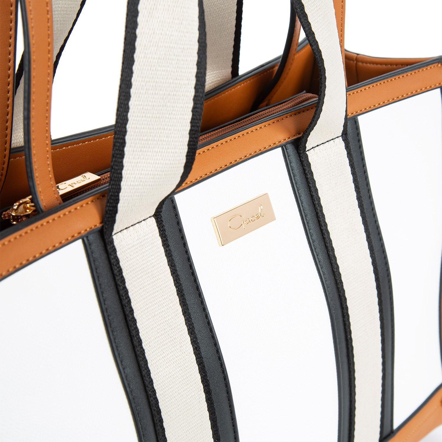 Cartera  Shopping  Gacel  Tostado  Car3076-3
