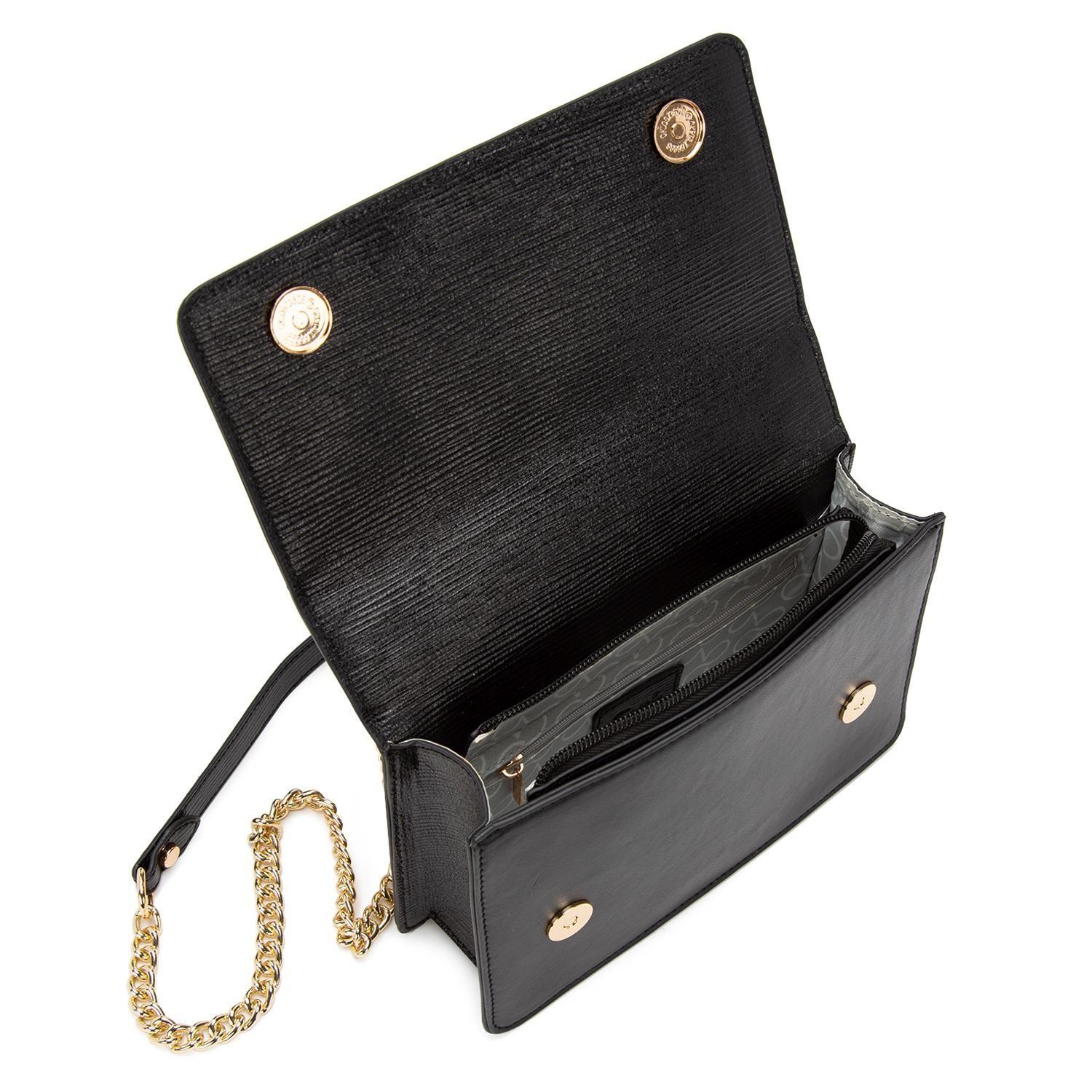 Cartera  Clutch  Gacel  Negro  Car3031-4