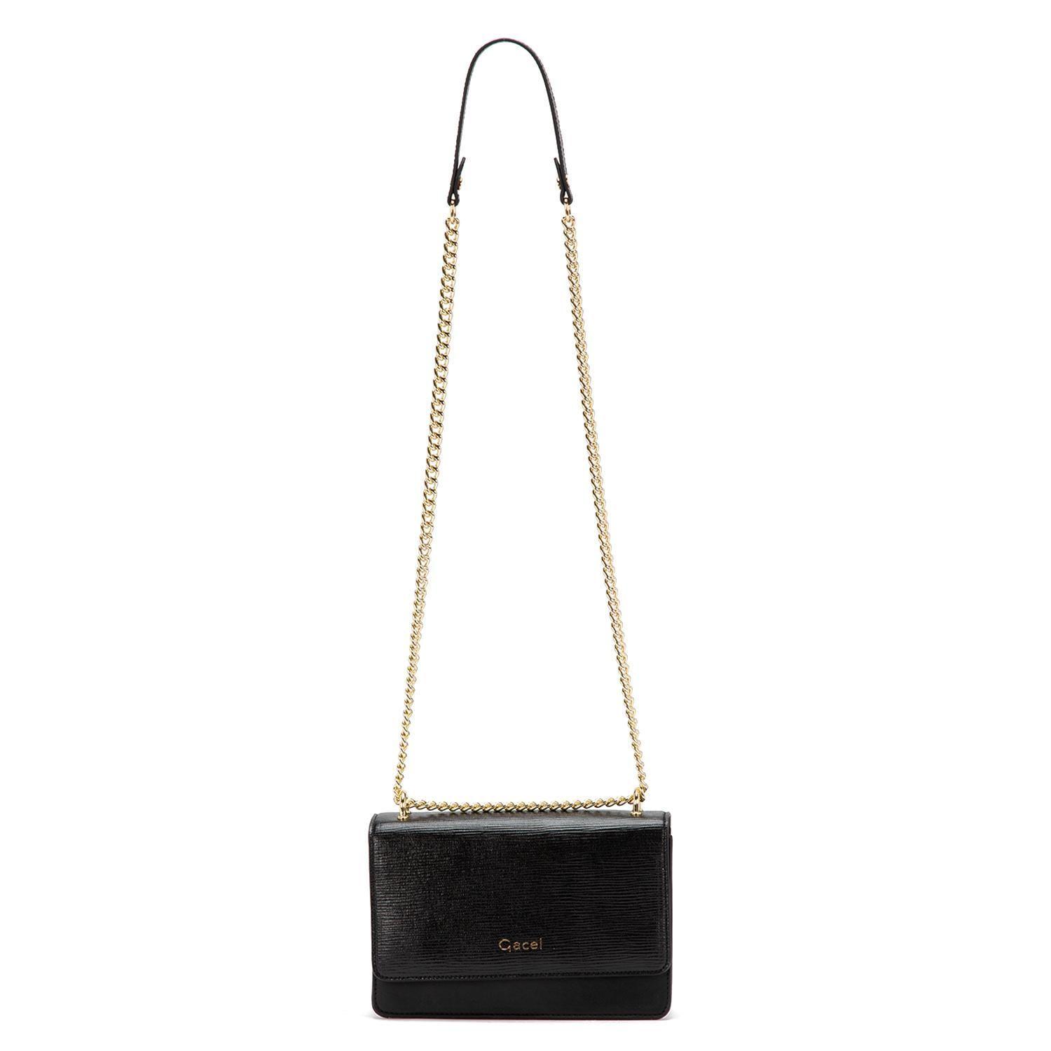 Cartera  Clutch  Gacel  Negro  Car3031-0