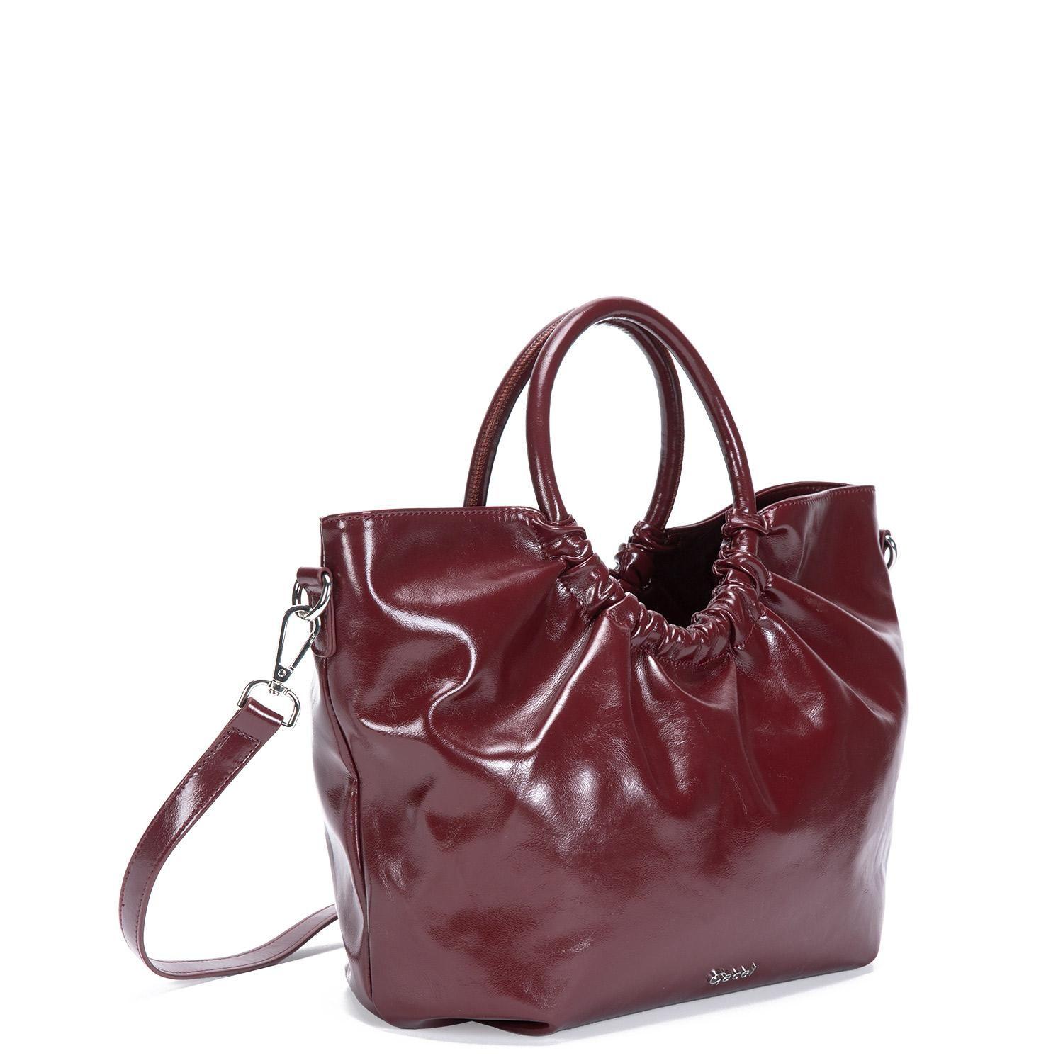 Cartera  Dos Asas Mediana  Gacel  Guinda  Car3202-2