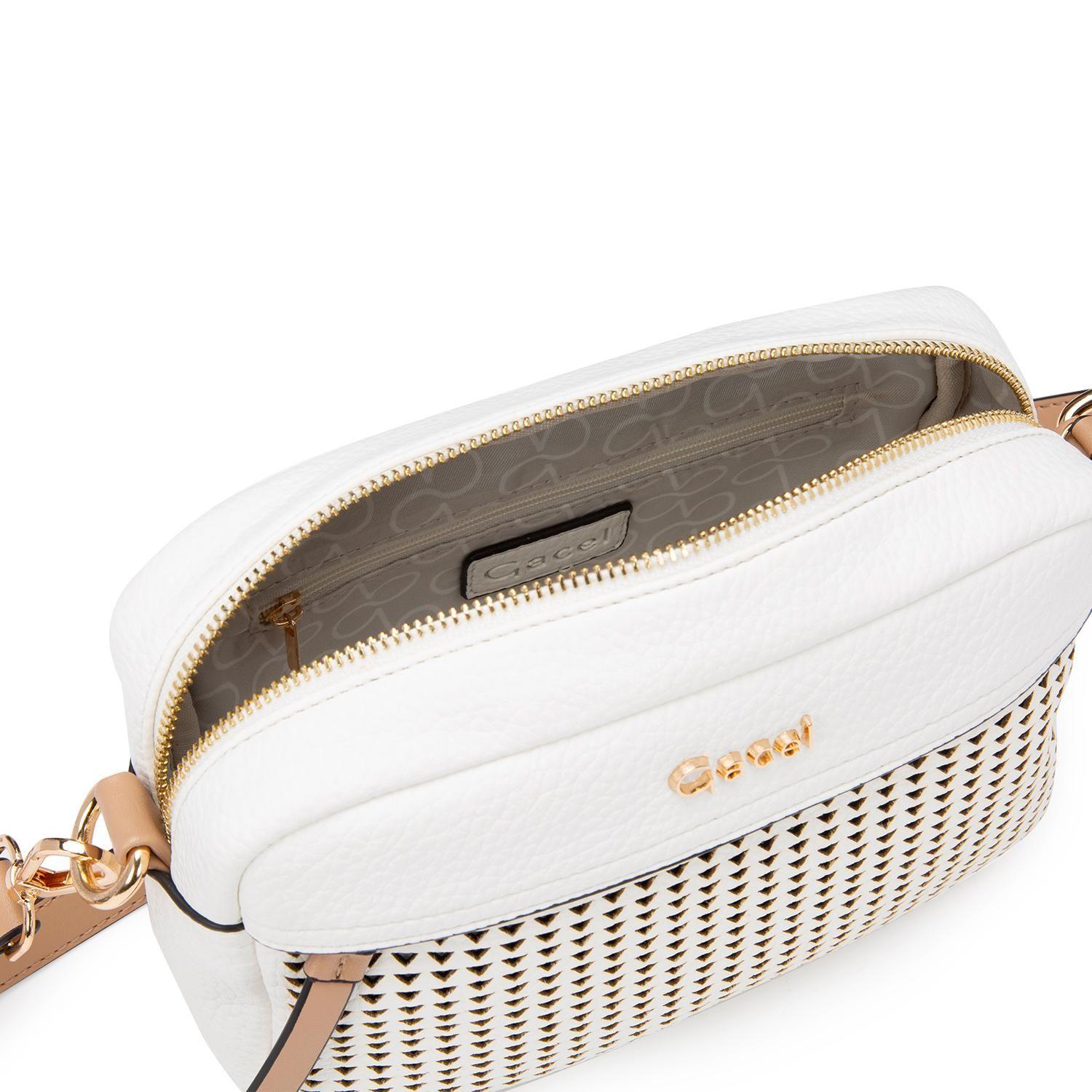 Cartera  Bando Gran  Gacel  Blanco  Car2982-4