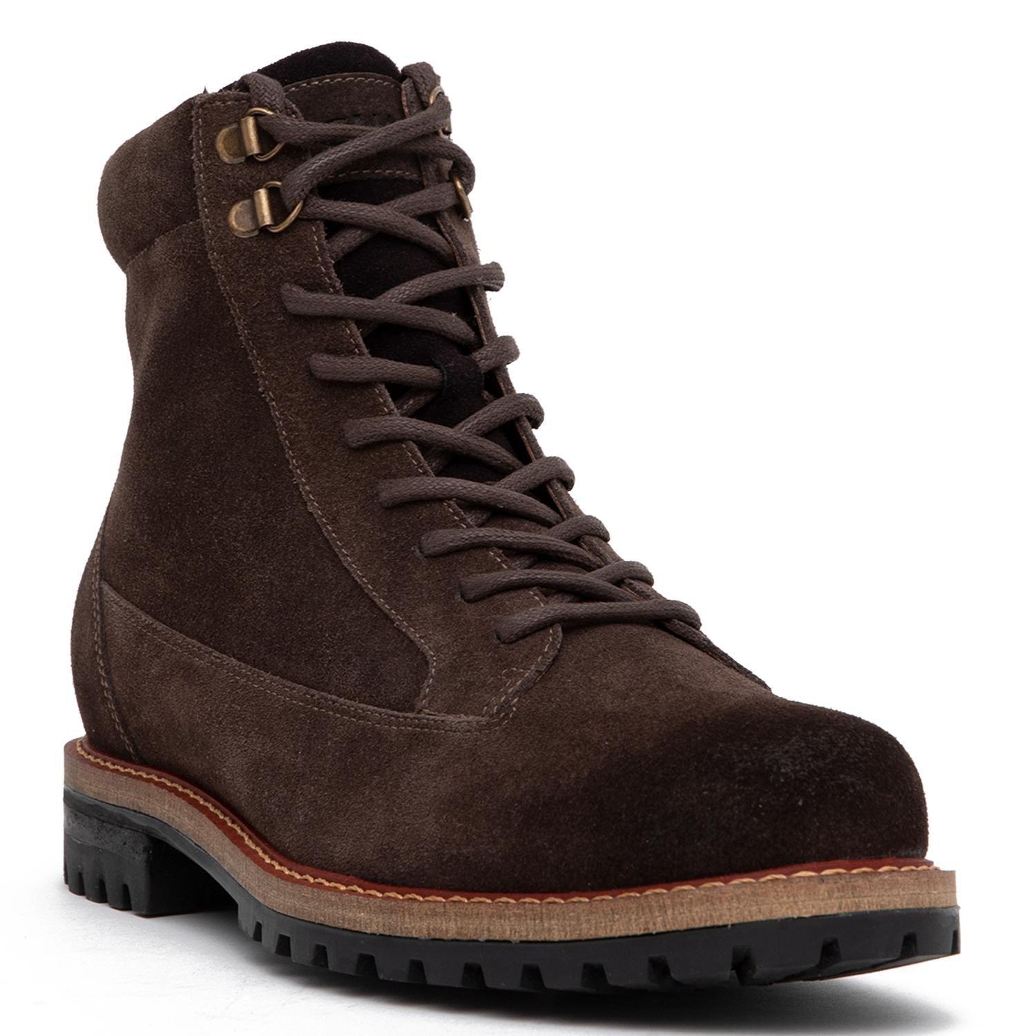 Botin de cuero hombre Guante chocolate Estocolmo-2