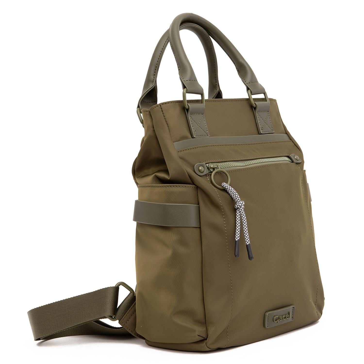 Mochila  Promocional  Gacel  Olivo  Car3509-3