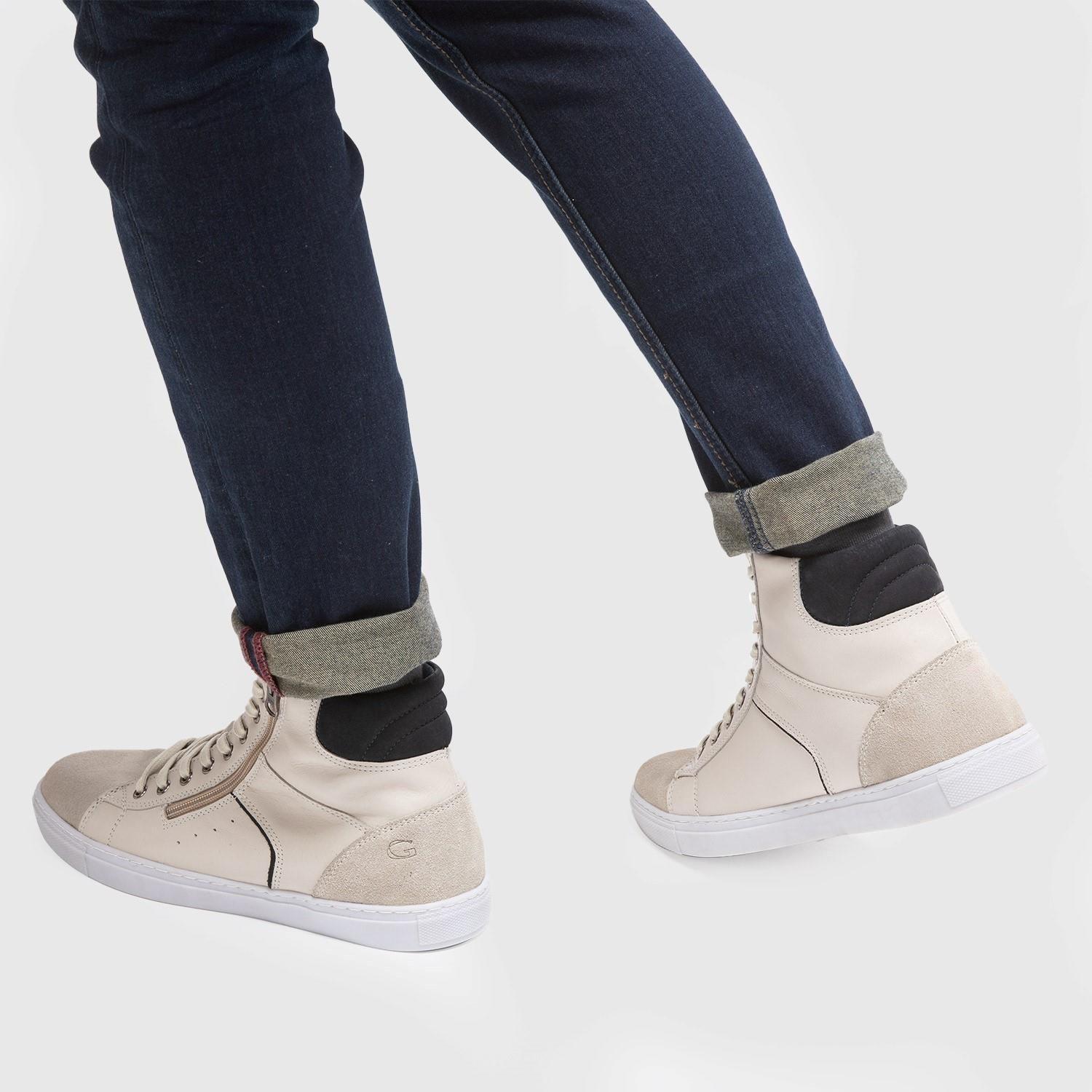 Zapatilla Caña Alta  Garda  Guante  Arena  0035341-1