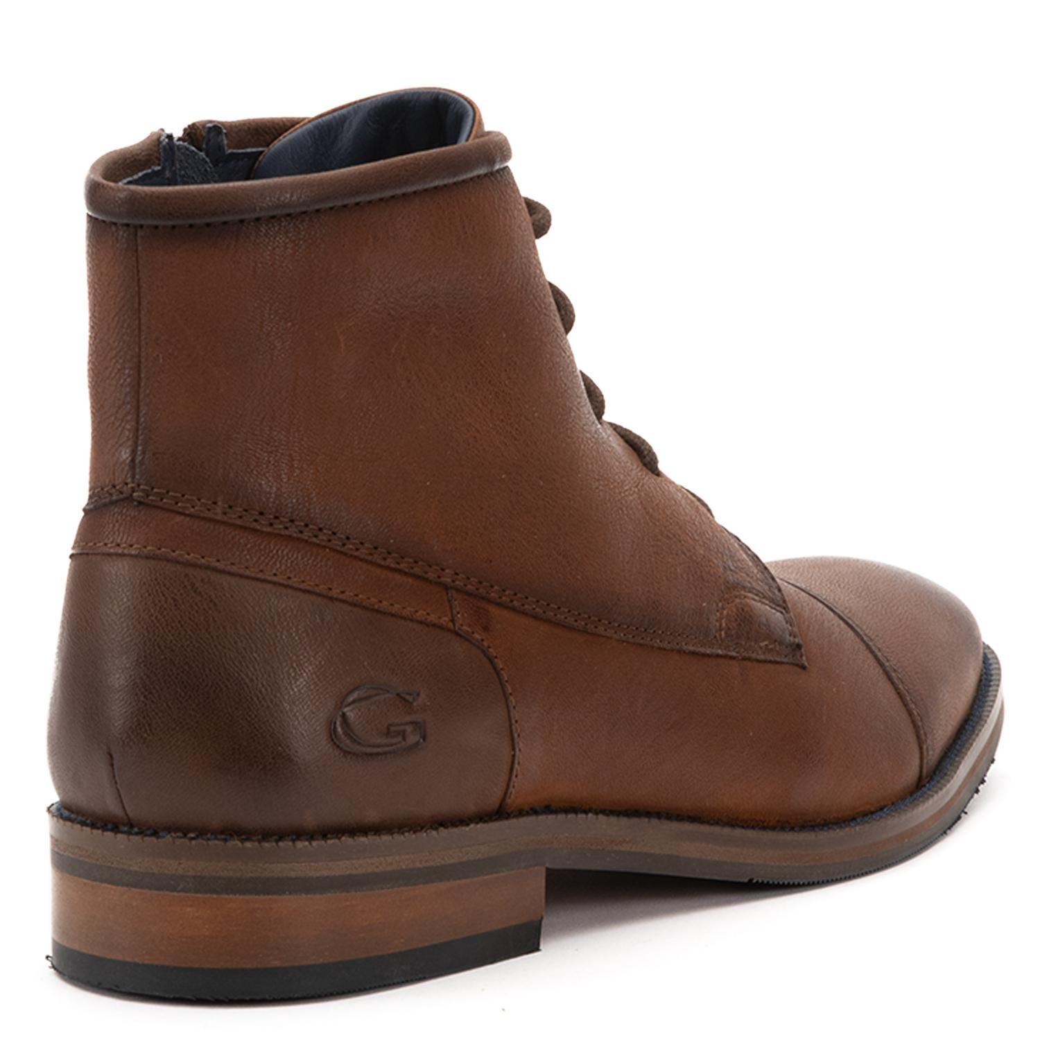 Botin de cuero hombre Guante chocolate Granada-4