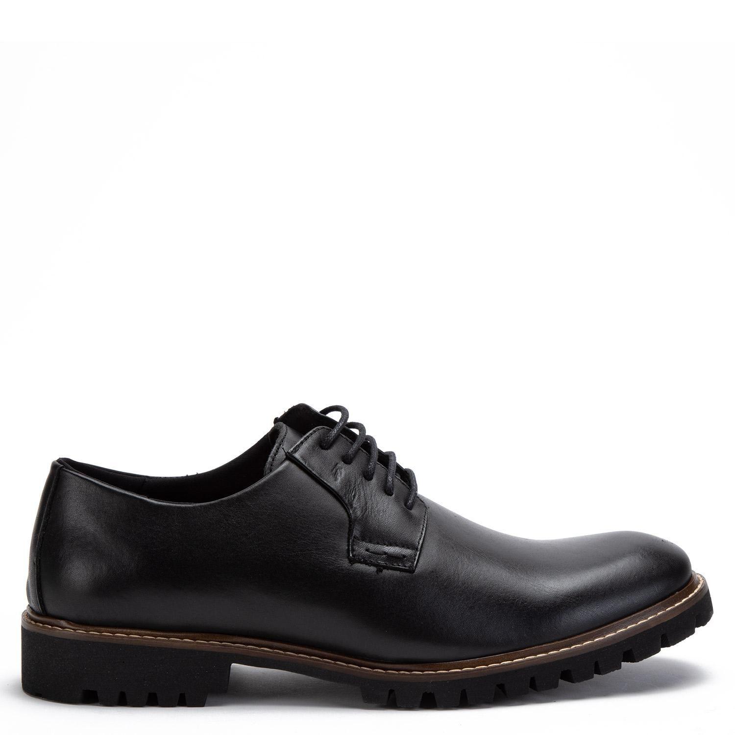 Zapato de cuero hombre Guante negro Quebec-0