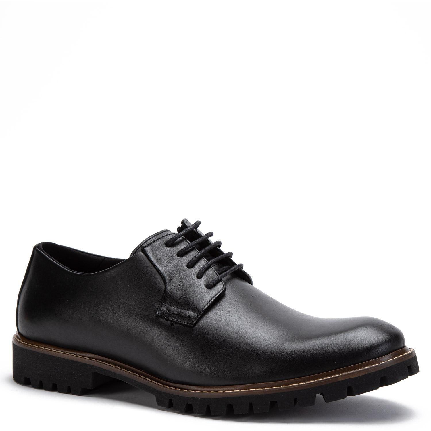 Zapato de cuero hombre Guante negro Quebec-2