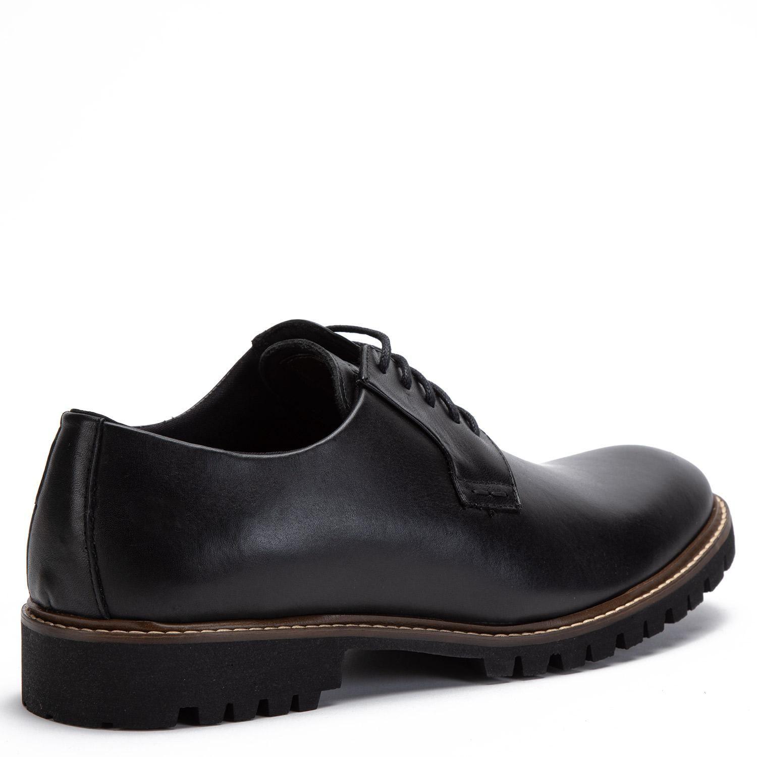 Zapato de cuero hombre Guante negro Quebec-4