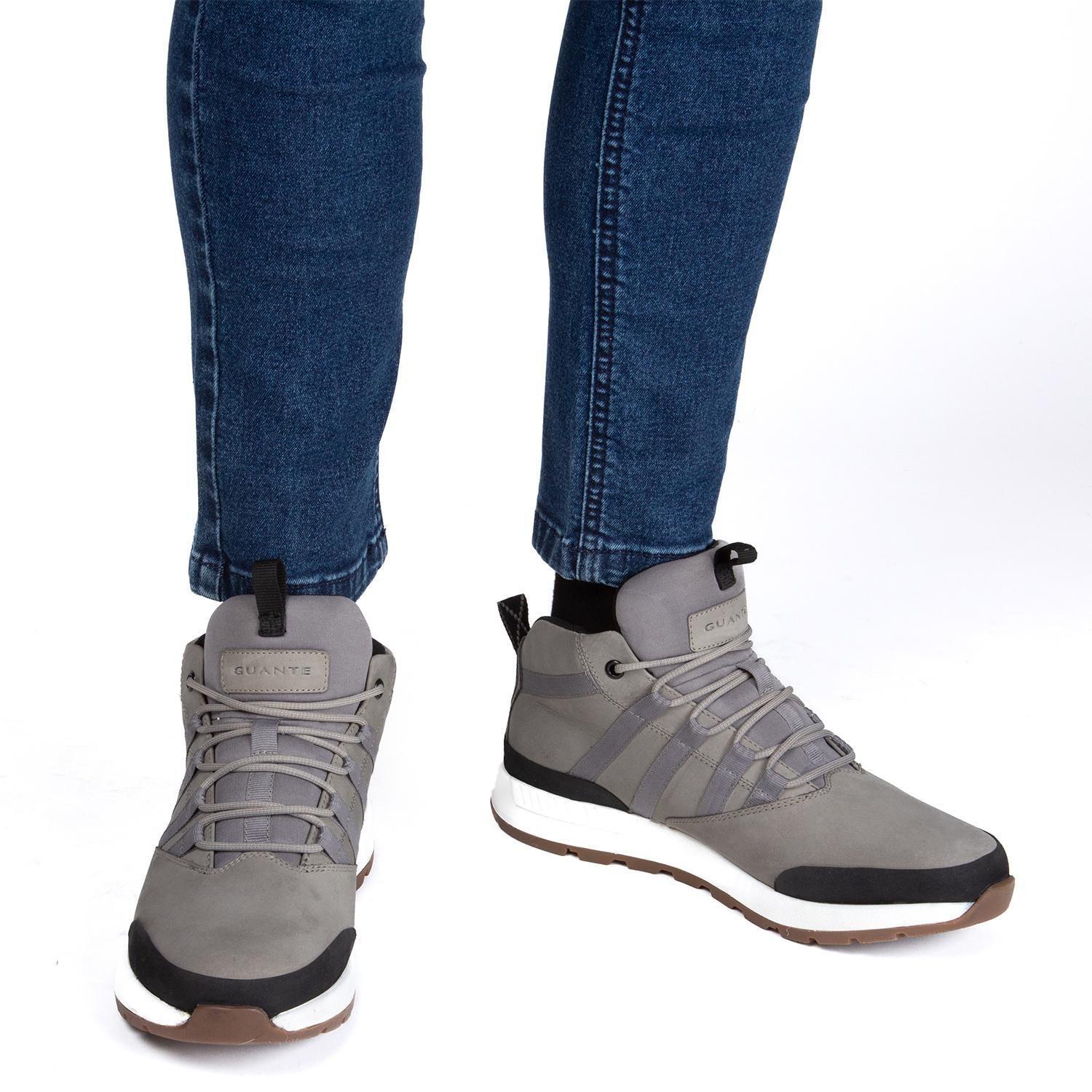 Zapatilla Caña Alta  Maine  Guante  Gris  0035756-1