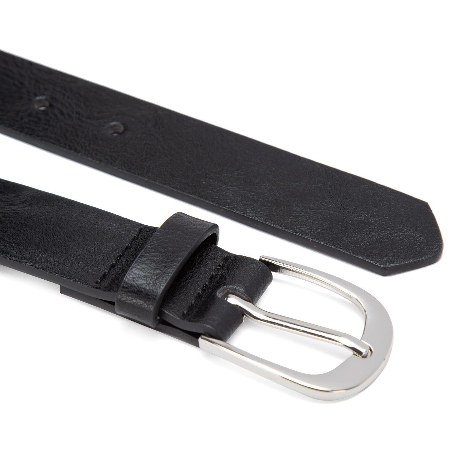 Cinturon  Ancho 3 Cms  Gacel  Negro  Cin0507-1