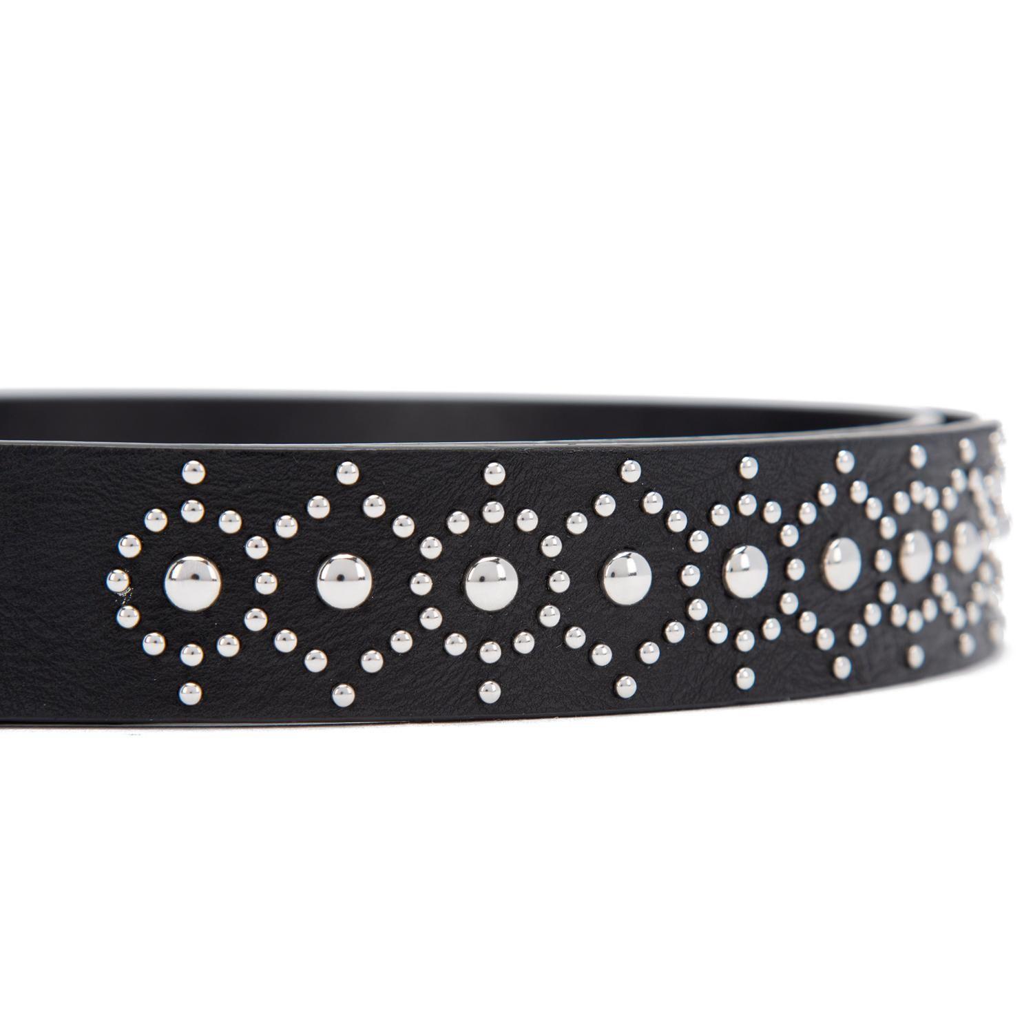 Cinturon  Ancho 3 Cms  Gacel  Negro  Cin0507-2
