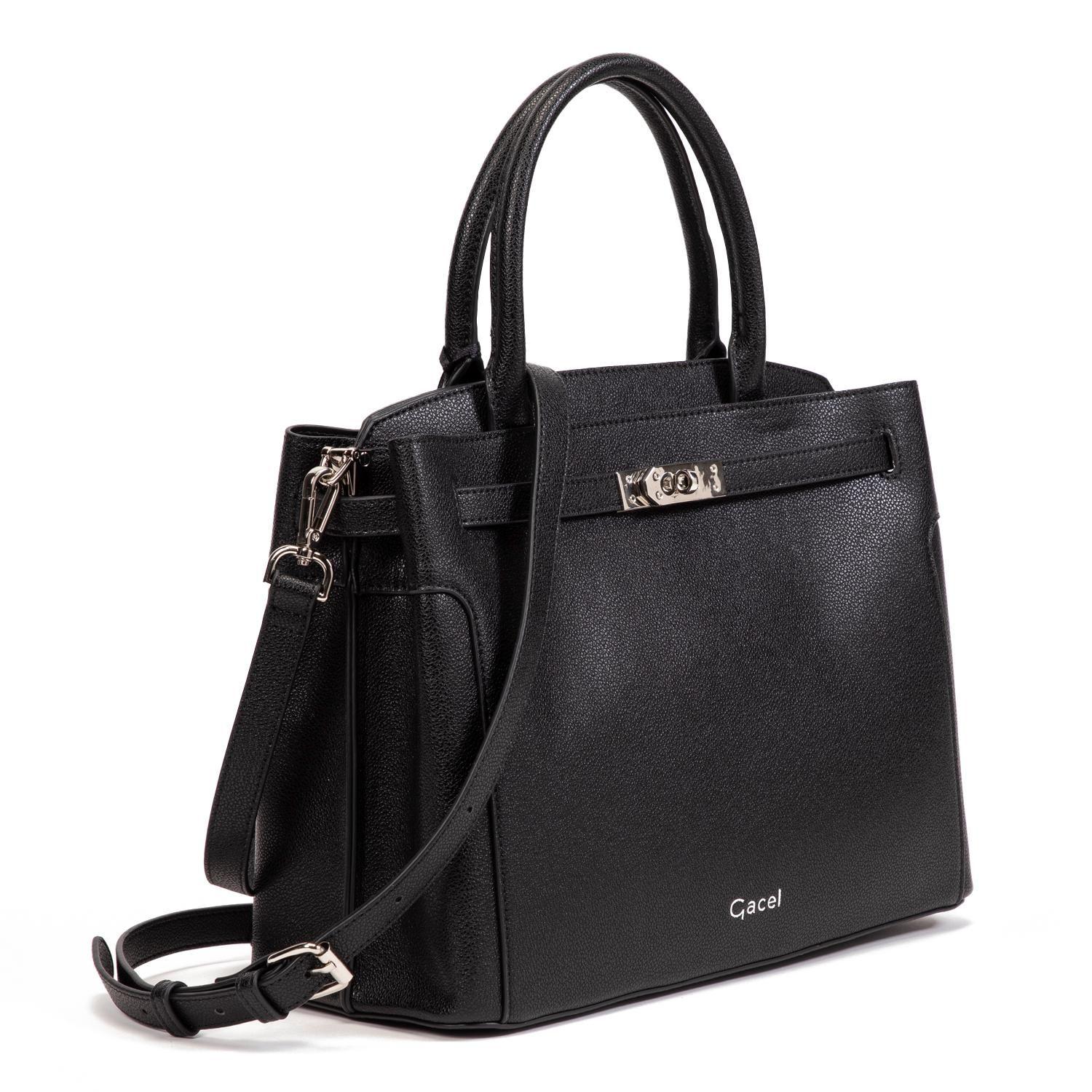 Cartera  Dos Asas G  Gacel  Negro  Car3230-2