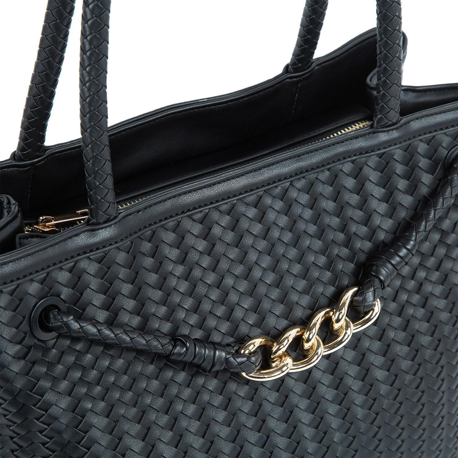 Cartera  Dos Asas Grande  Gacel  Negro  Car3036-3