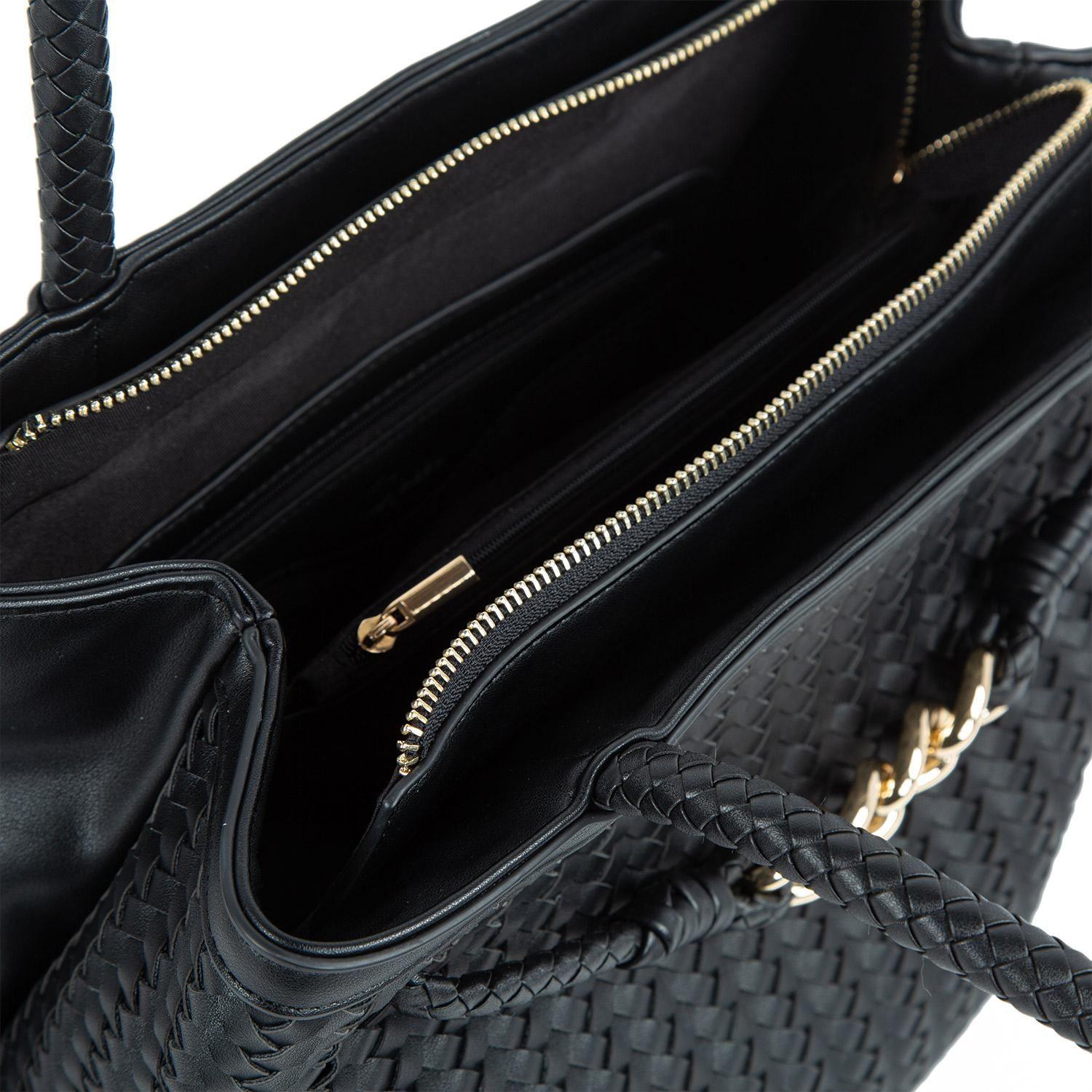 Cartera  Dos Asas Grande  Gacel  Negro  Car3036-4