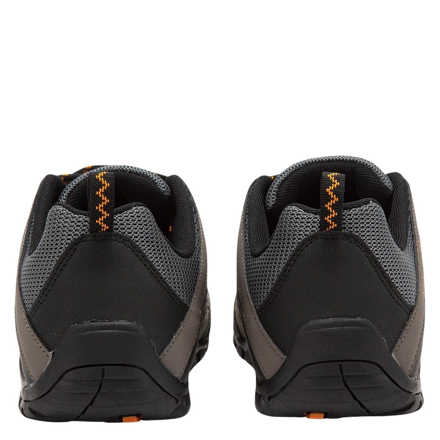 Zapatilla Outdoor de cuero hombre Guante gris Lascar-5