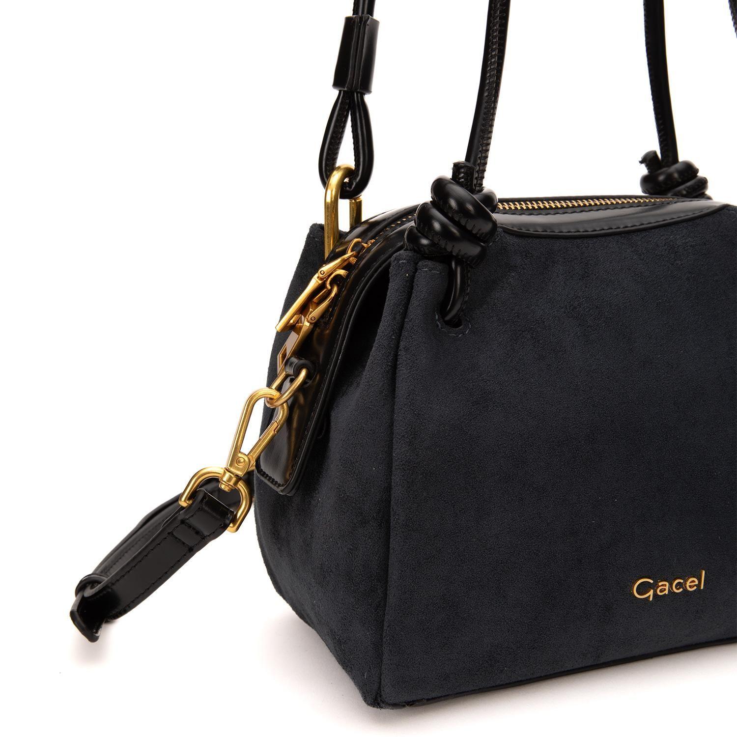 Cartera  Dos Asas Pequeña  Gacel  Azul  Car3444-4