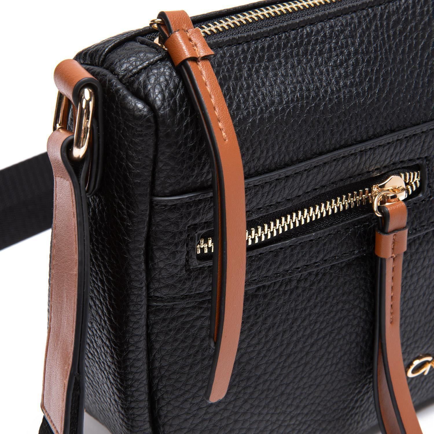 Cartera  Bandolera Grande  Gacel  Negro  Car2907-3