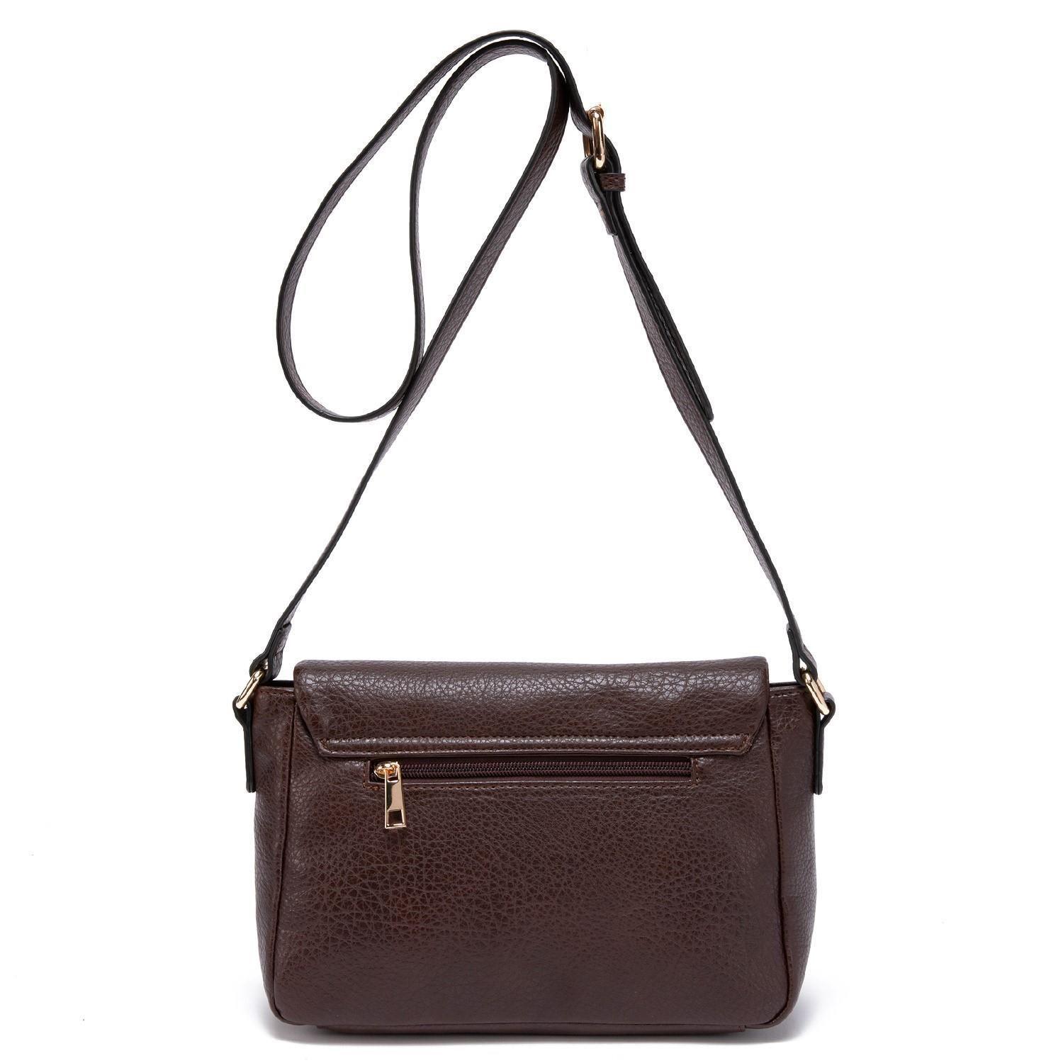 Cartera  Bandolera Grande  Gacel  Chocolate  Car2903-1