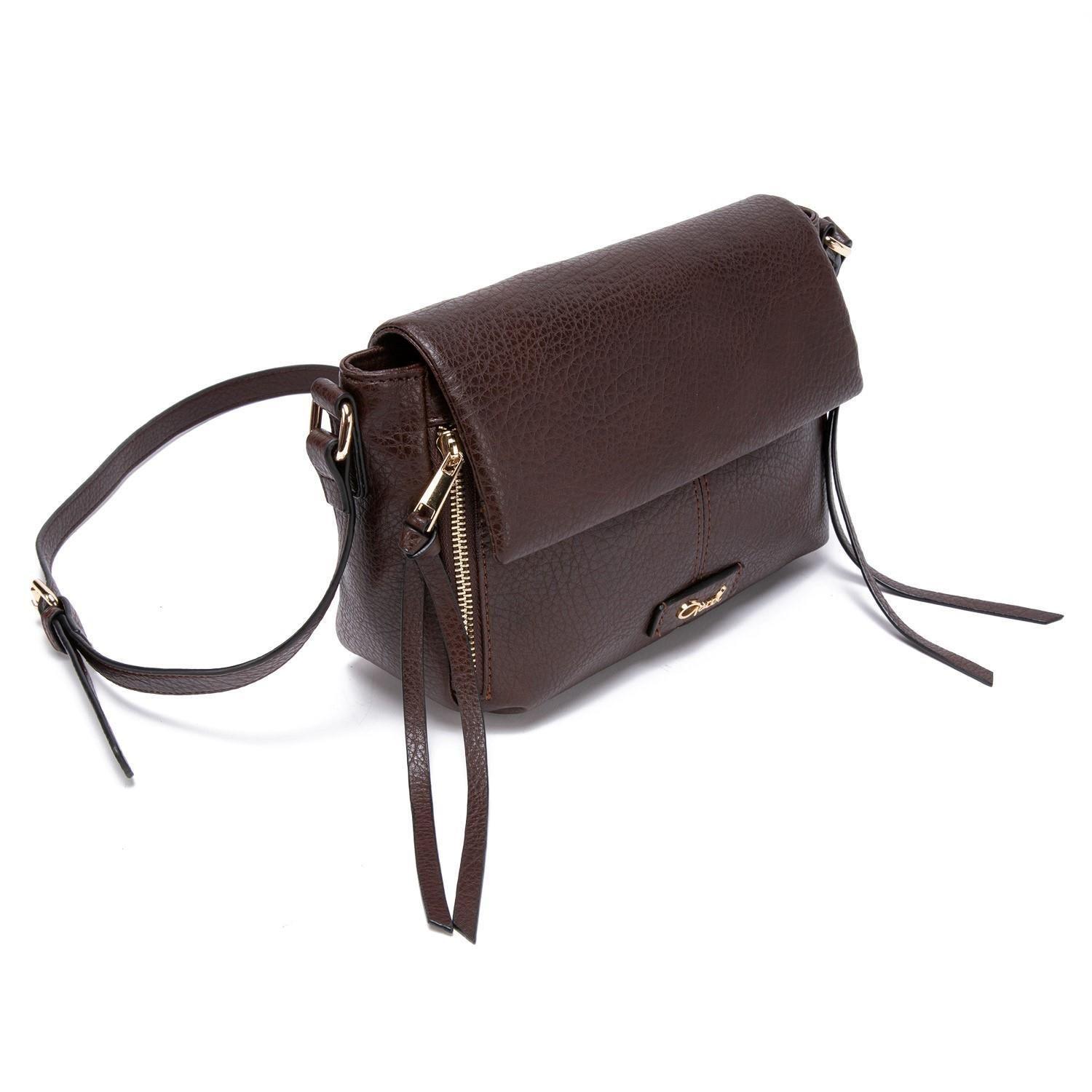 Cartera  Bandolera Grande  Gacel  Chocolate  Car2903-2