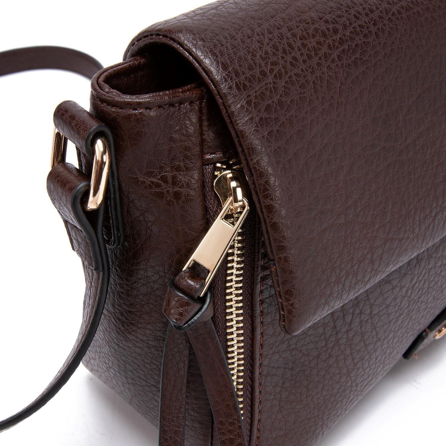 Cartera  Bandolera Grande  Gacel  Chocolate  Car2903-3