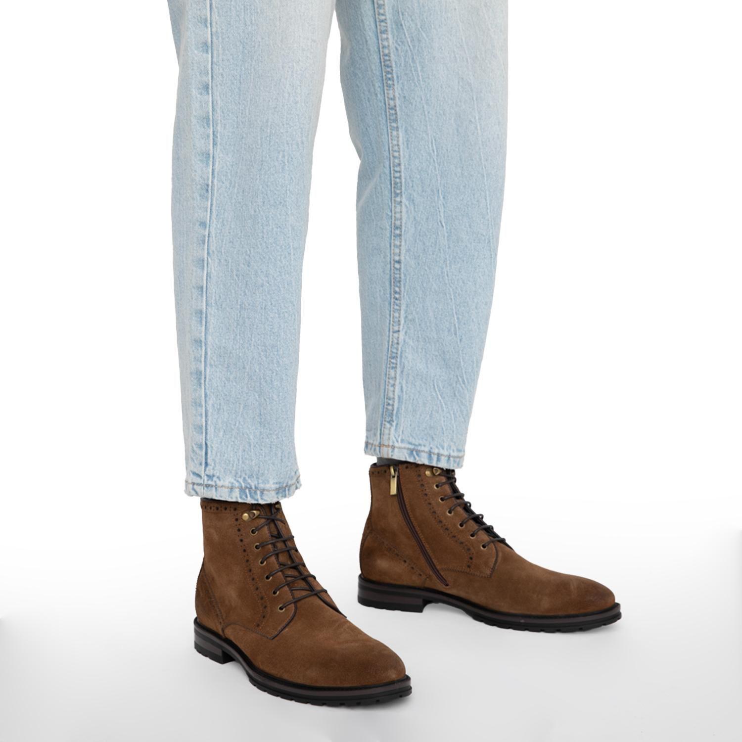 Botin  Soller  Guante  Tostado  0036318-1