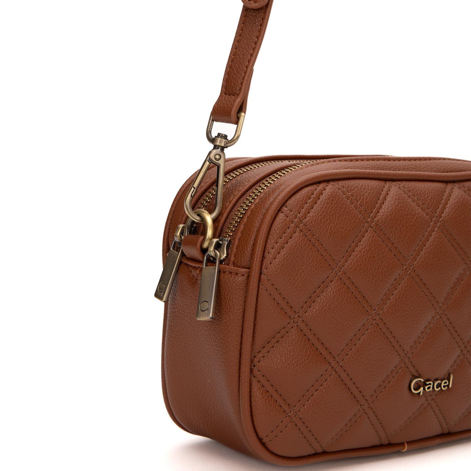 Cartera  Bandolera Grande  Gacel  Tostado  Car3420-4