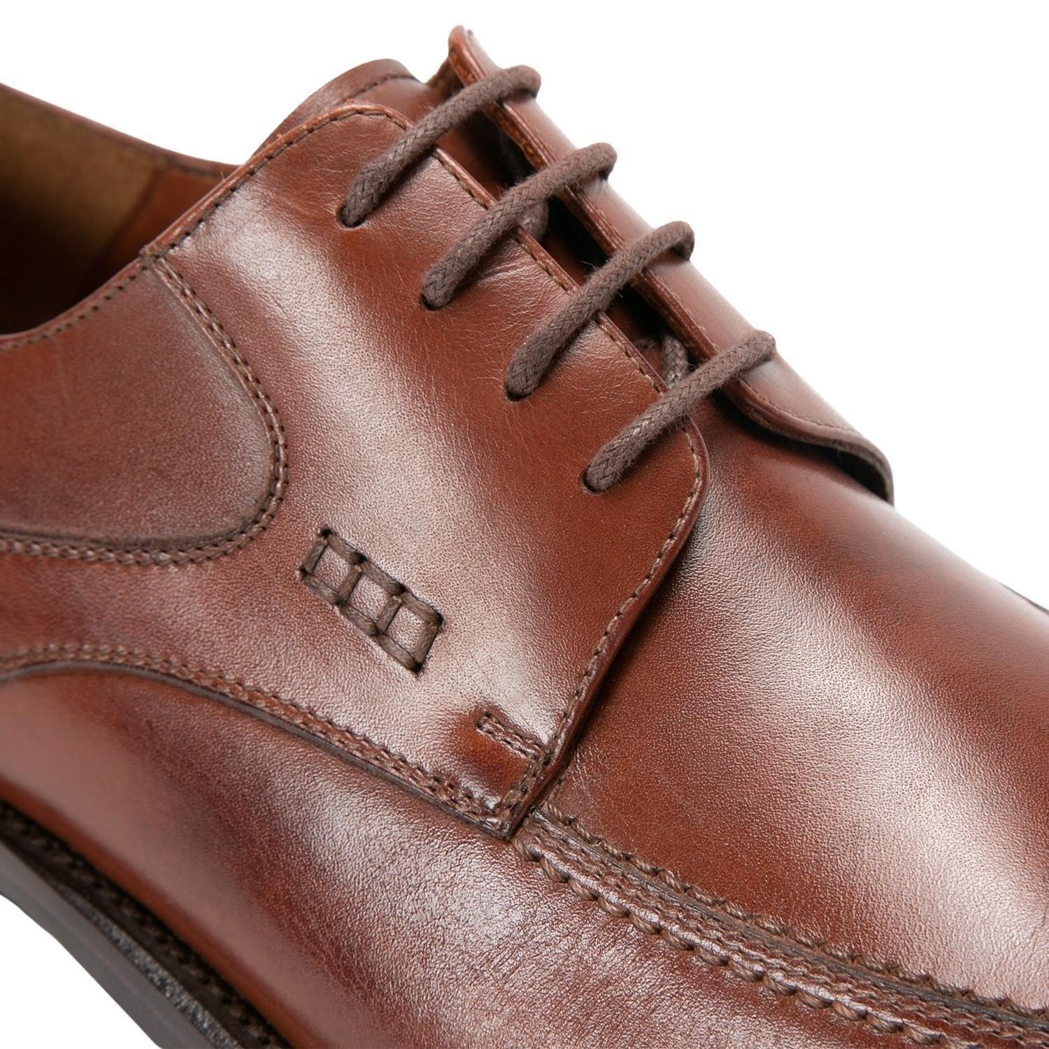 Zapato de cuero hombre Guante brandy Suela-3