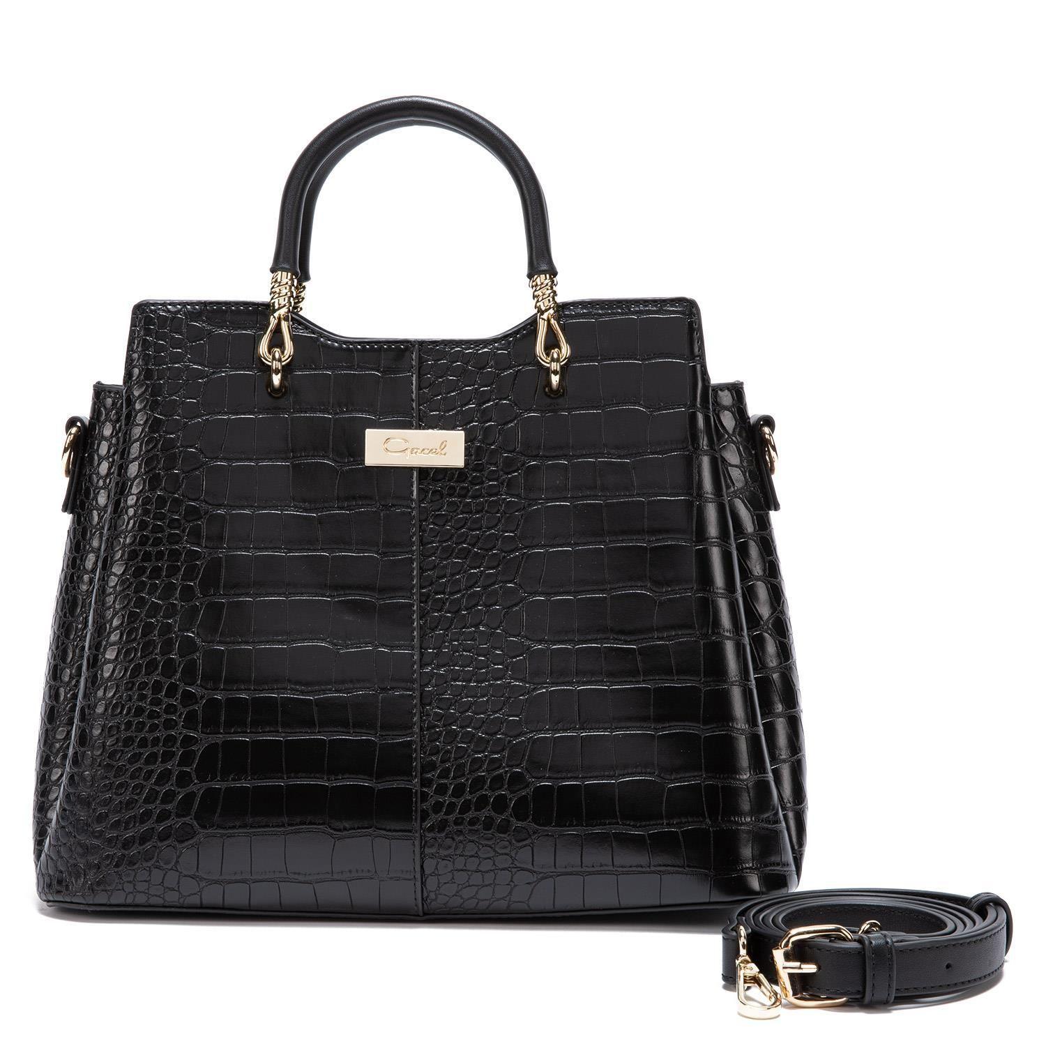 Cartera  Shopping Promocional  Gacel  Negro  Car2970-1