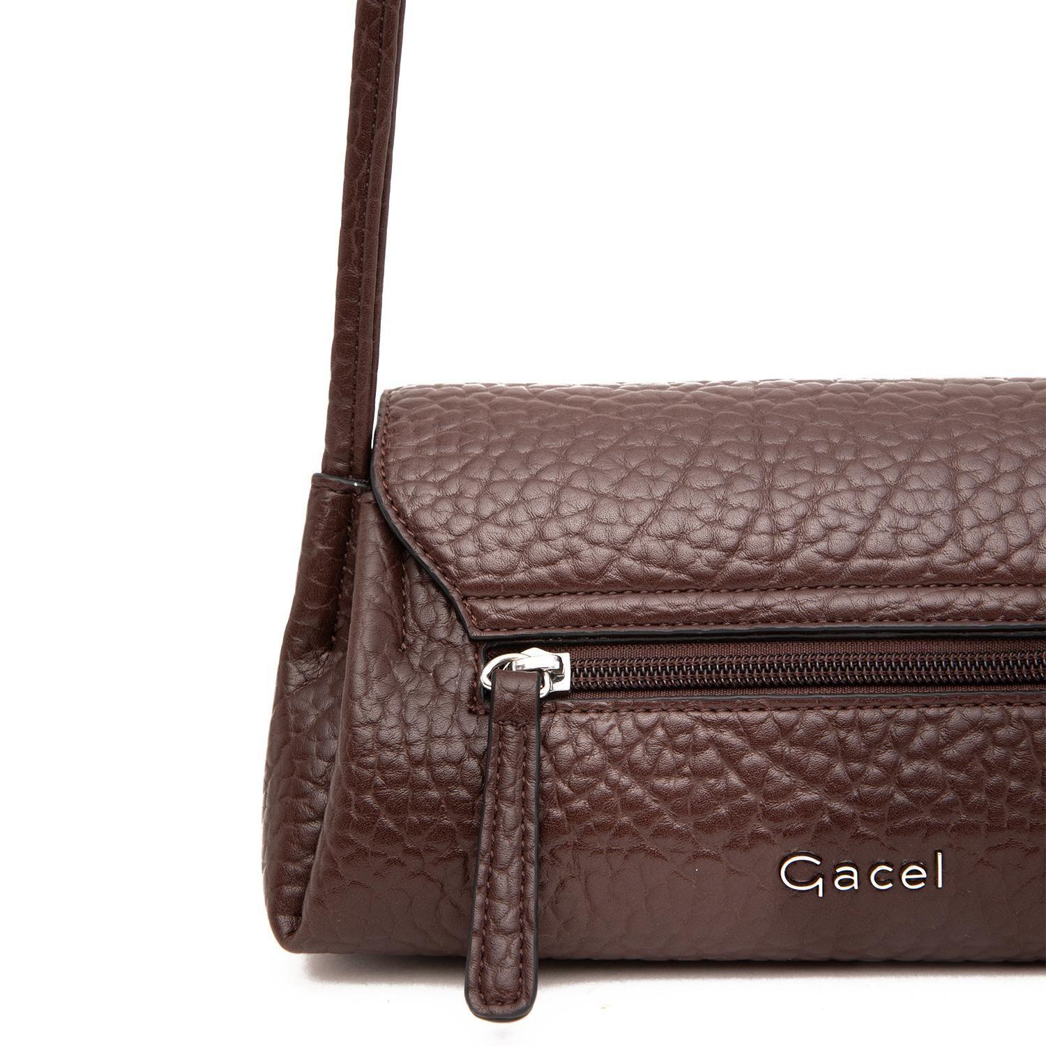 Cartera  Bandolera Pequeña  Gacel  Chocolate  Car3505-3