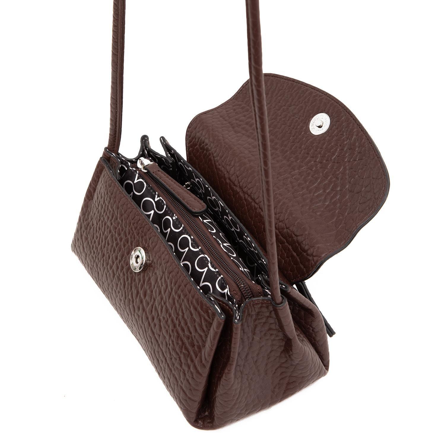 Cartera  Bandolera Pequeña  Gacel  Chocolate  Car3505-4