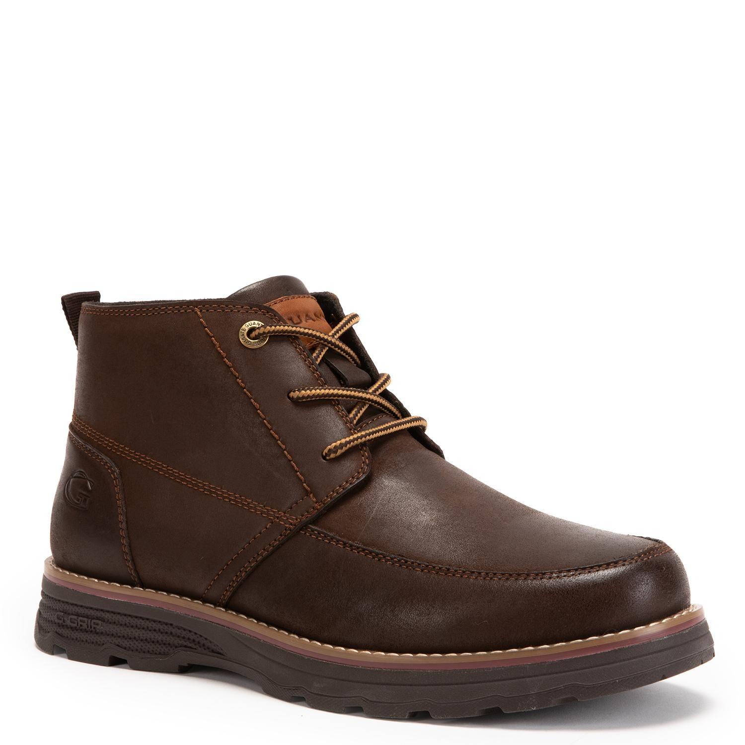 Botin de cuero hombre Guante chocolate Rodeo-1