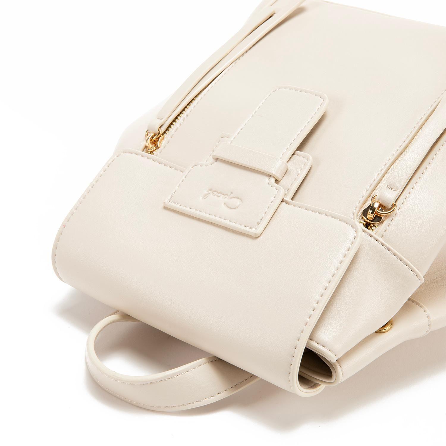 Mochila  Pequeña  Gacel  Off White  Car3108-3