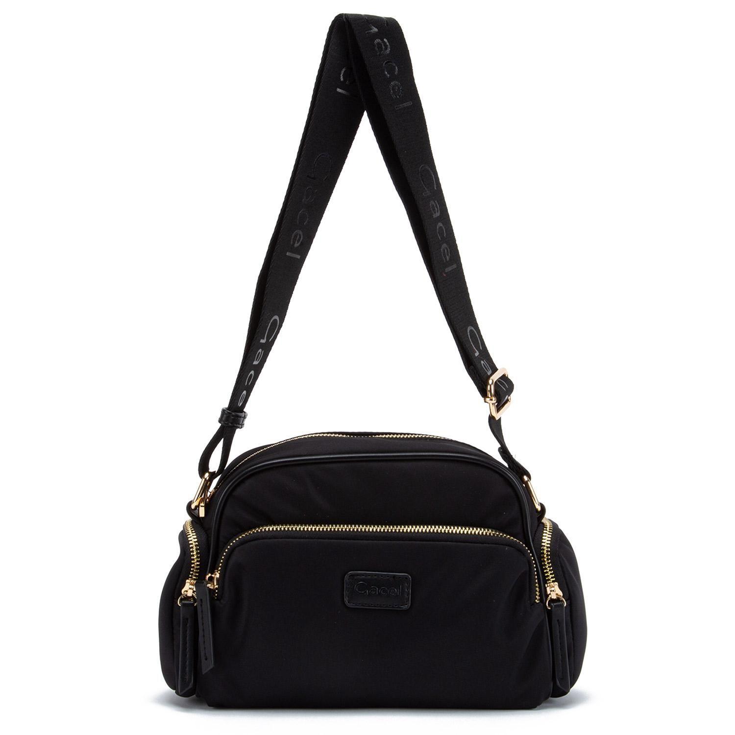 Cartera  Bandolera Grande  Gacel  Negro  Car3317-4
