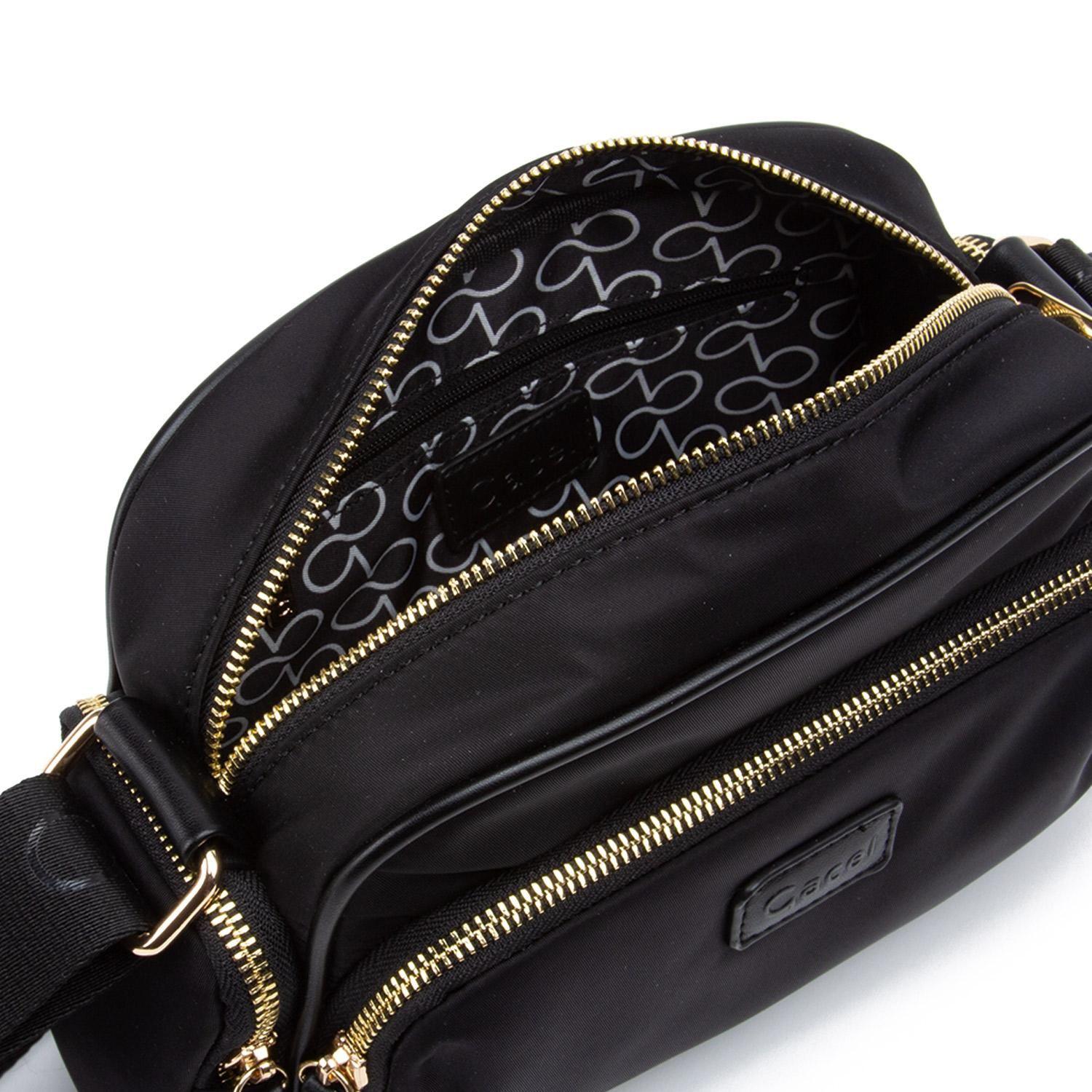 Cartera  Bandolera Grande  Gacel  Negro  Car3317-5