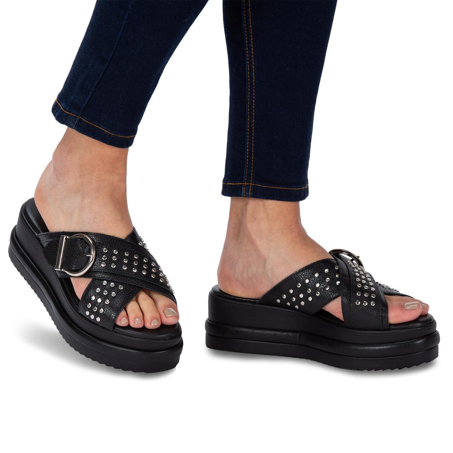 Sandalia  Maggie  Gacel  Negro  0659621-1