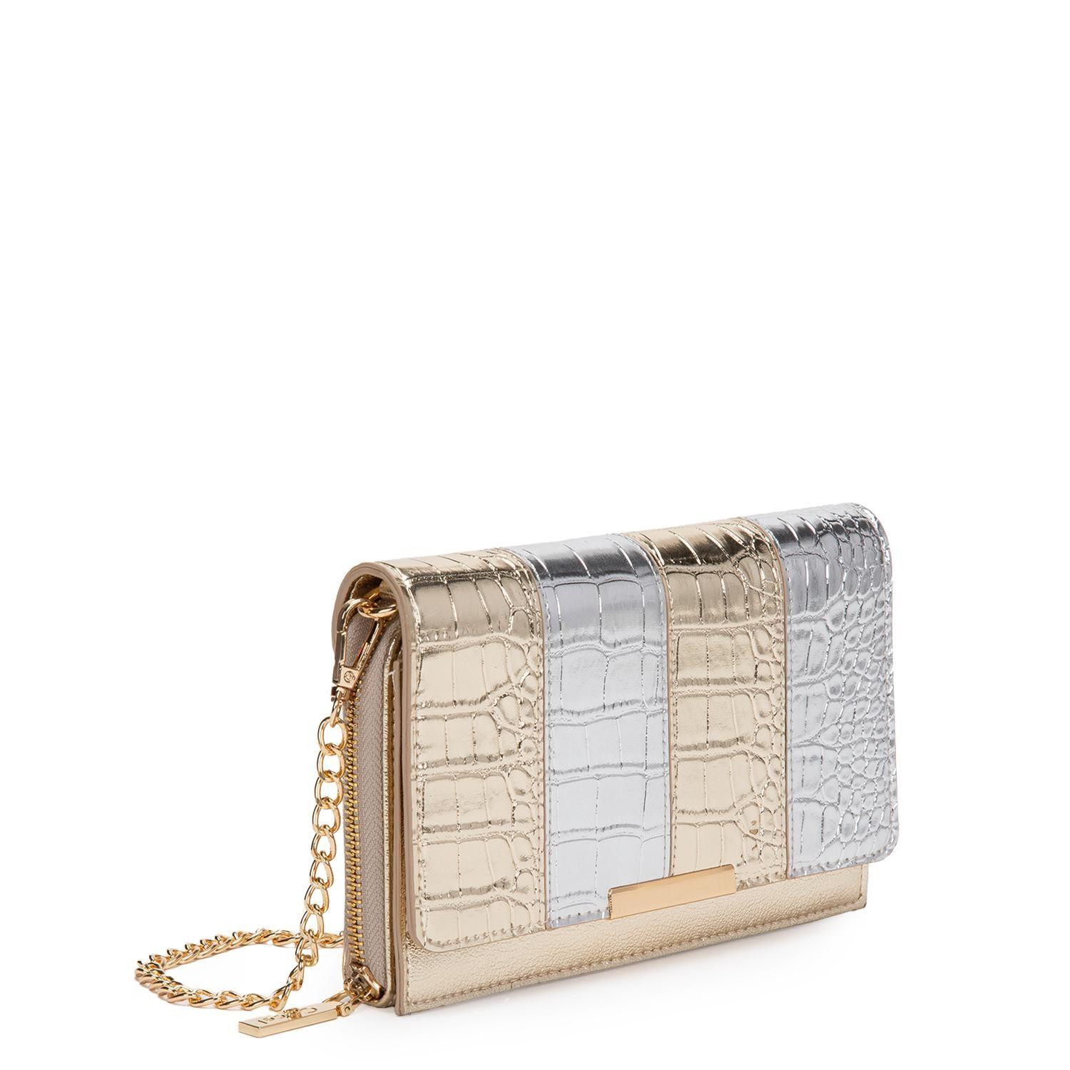 Cartera  Clutch  Gacel  Dorado  Car3243-2