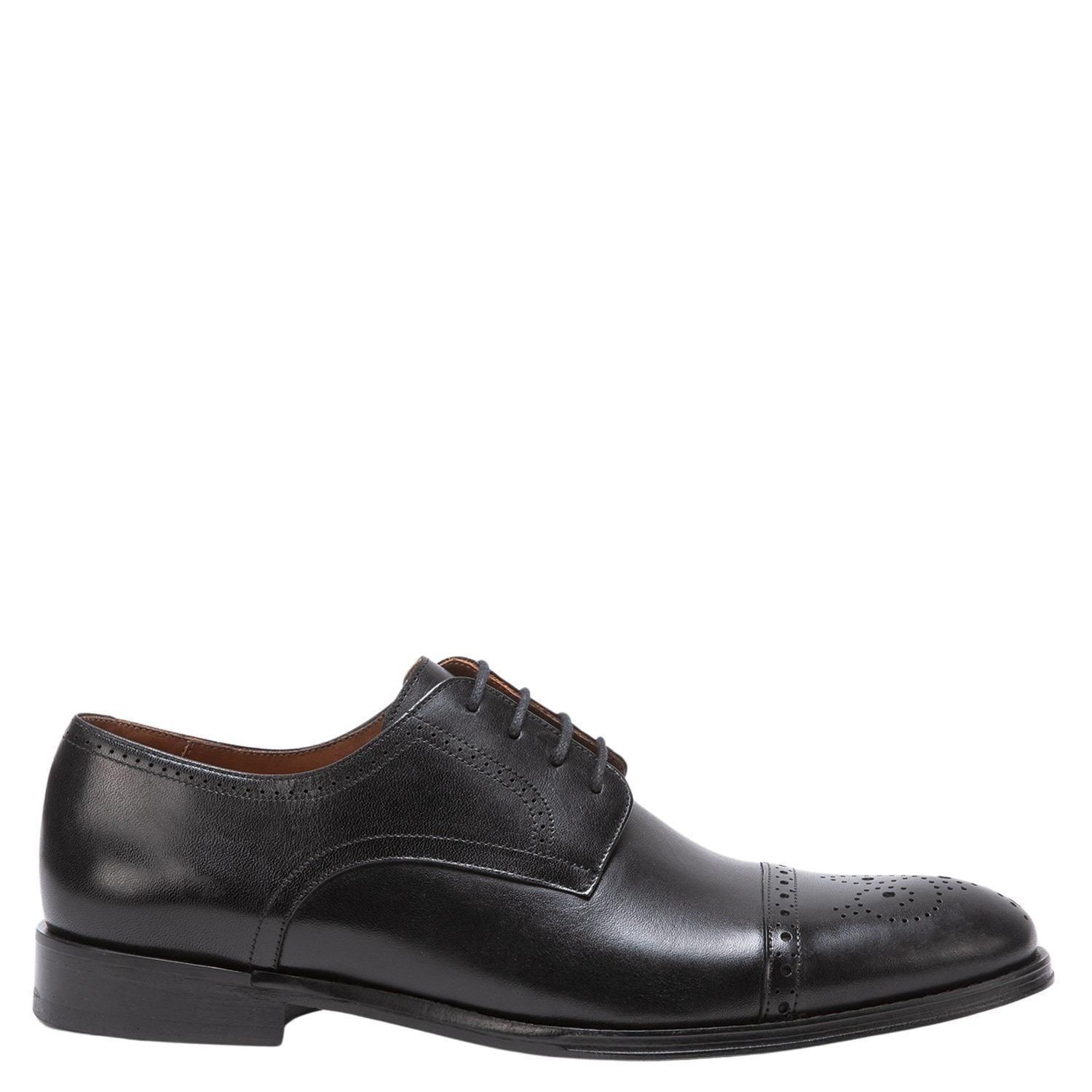 Zapato de cuero hombre Guante negro Suela-0