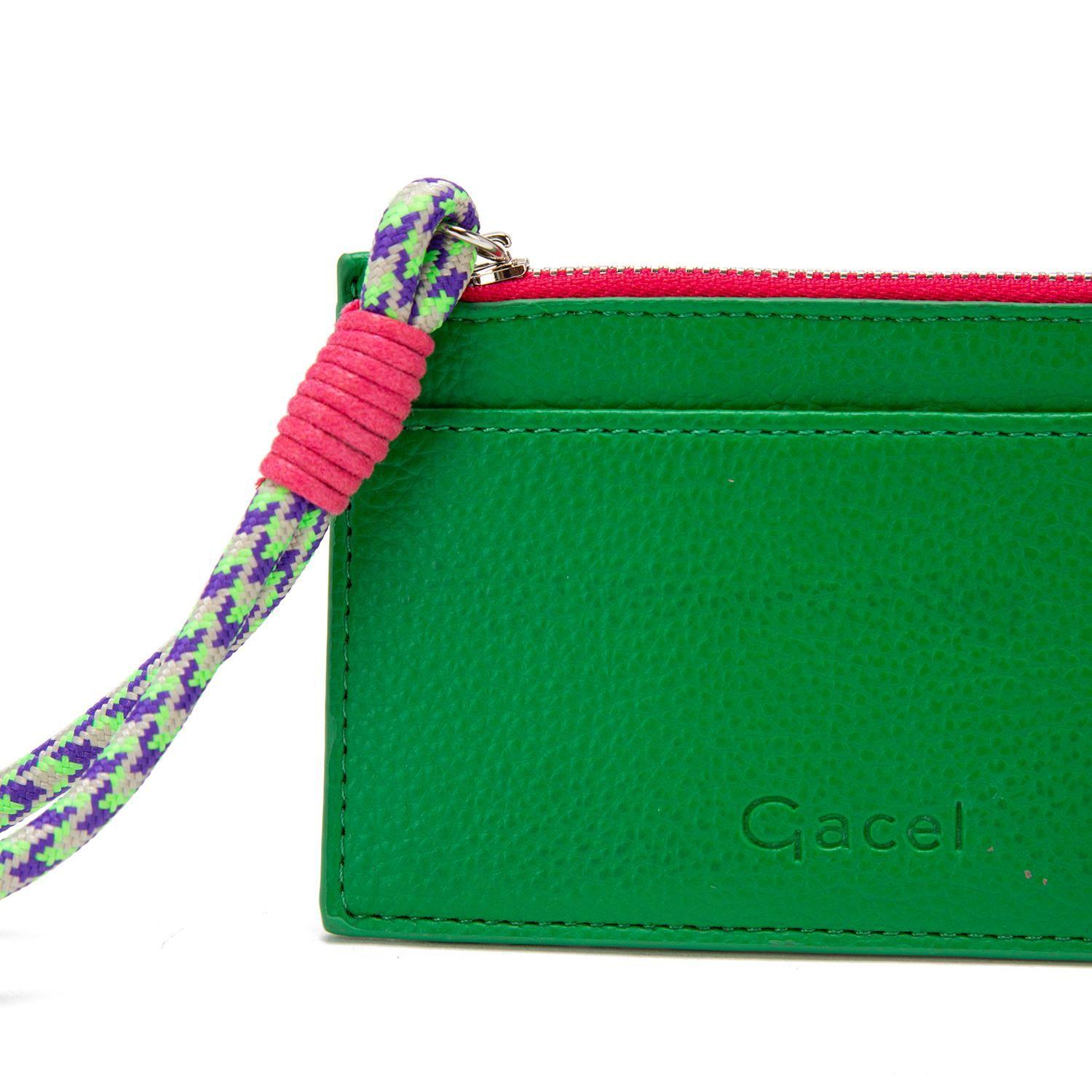 Billetera  Tarjetero  Gacel  Verde  Bil0377-2