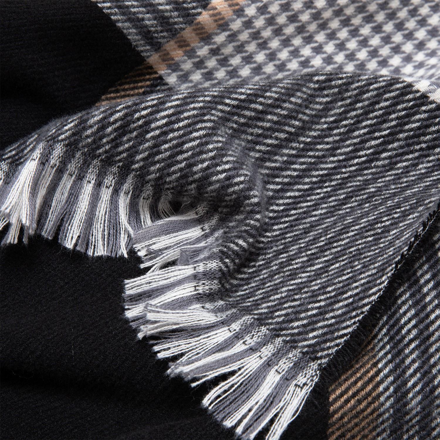 Panuelo  Grande  Gacel  Negro  Pan050-2