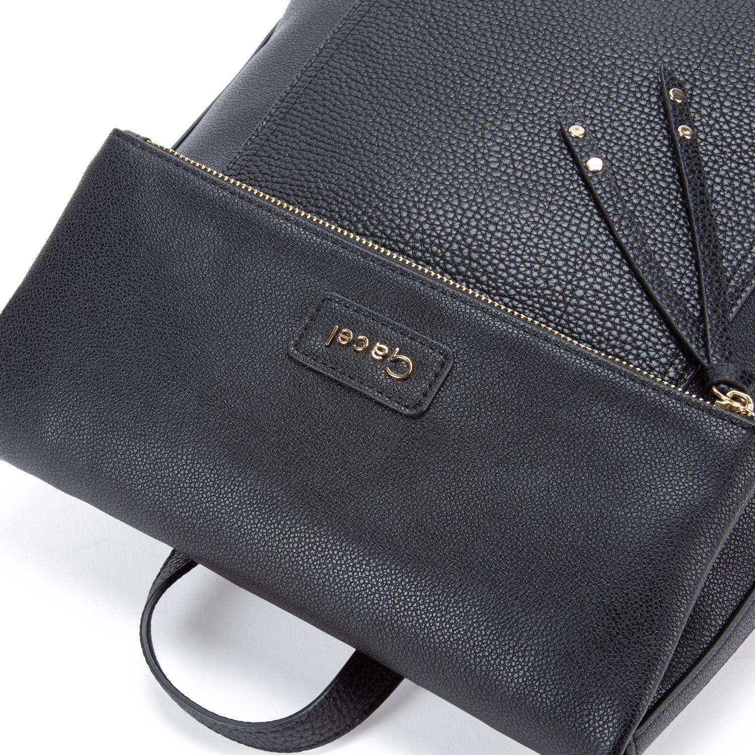 Mochila  Grande  Gacel  Negro  Car3387-3